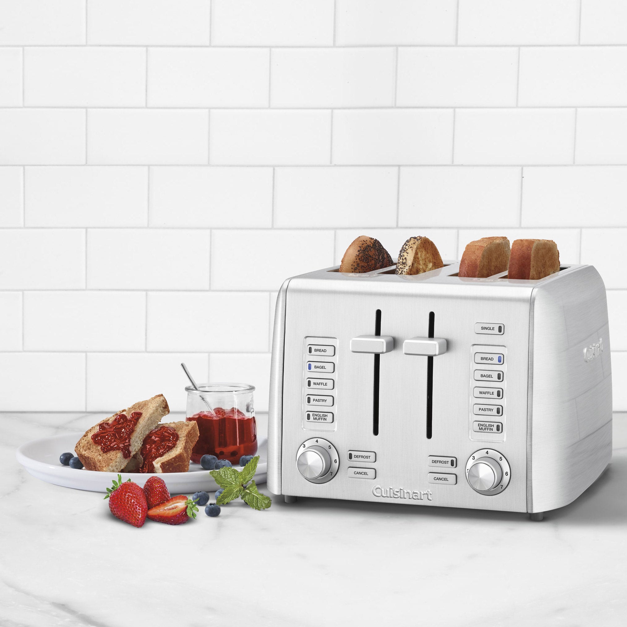 CUISINART 4-SLICE TOASTER RBT-1350PC