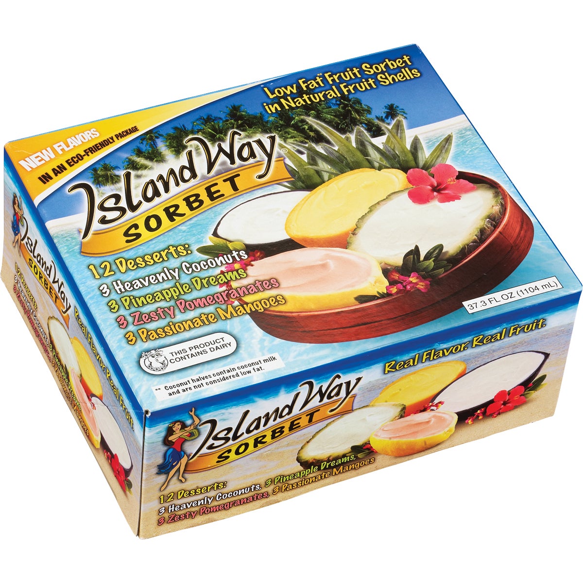 ISLAND WAY SORBET ASSORTMENT 12 COUNT BOX - Image 1