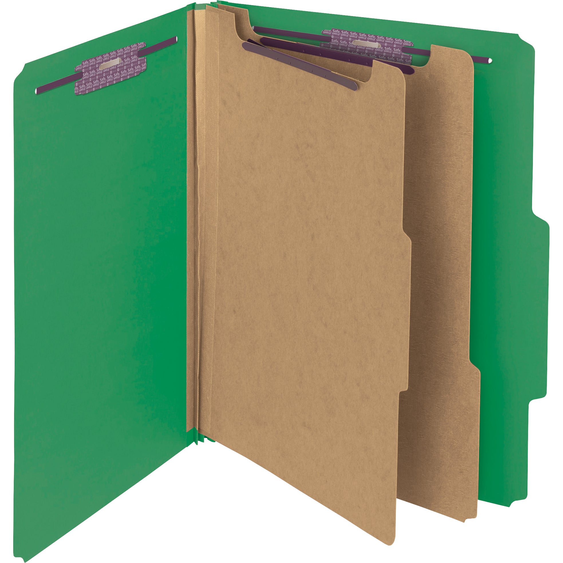 SMEAD FOLDER,CLASS LTR,GN SMD*6SECPSBDFDRGN10BX - Image 1