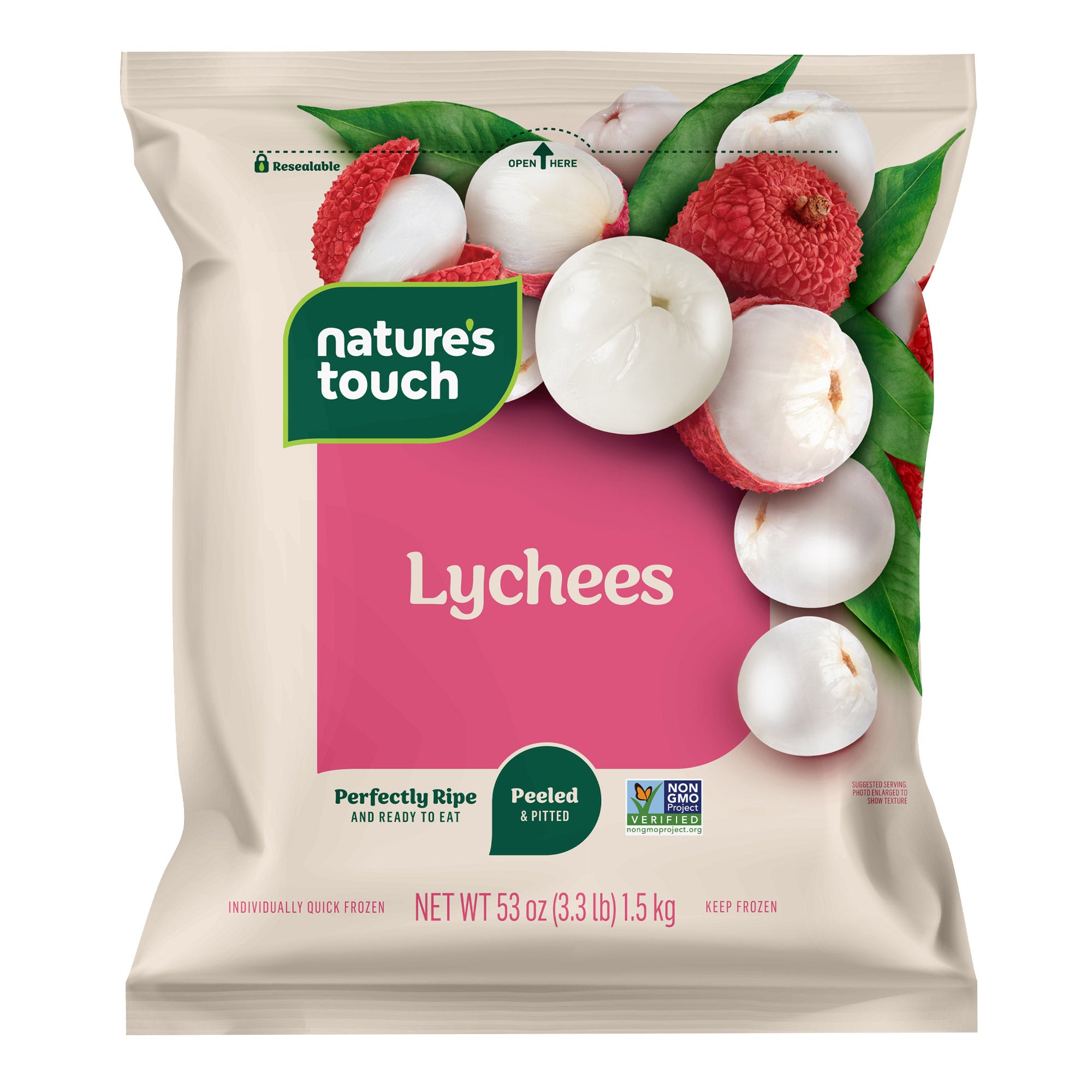 NATURE'S TOUCH LYCHEES 3.3 LBS