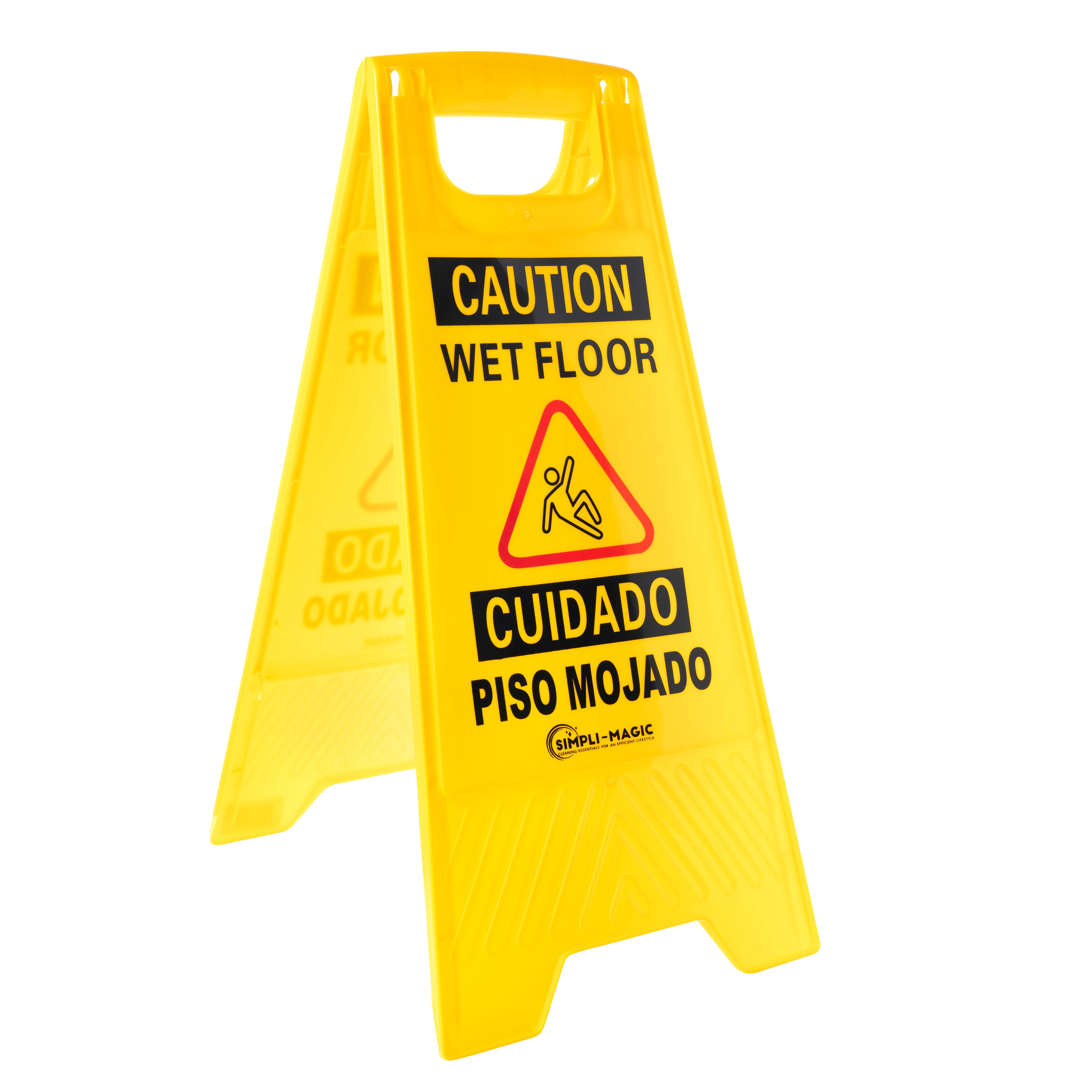 SIMPLI MAGIC CAUTION WET FLOOR SIGN 3 PK