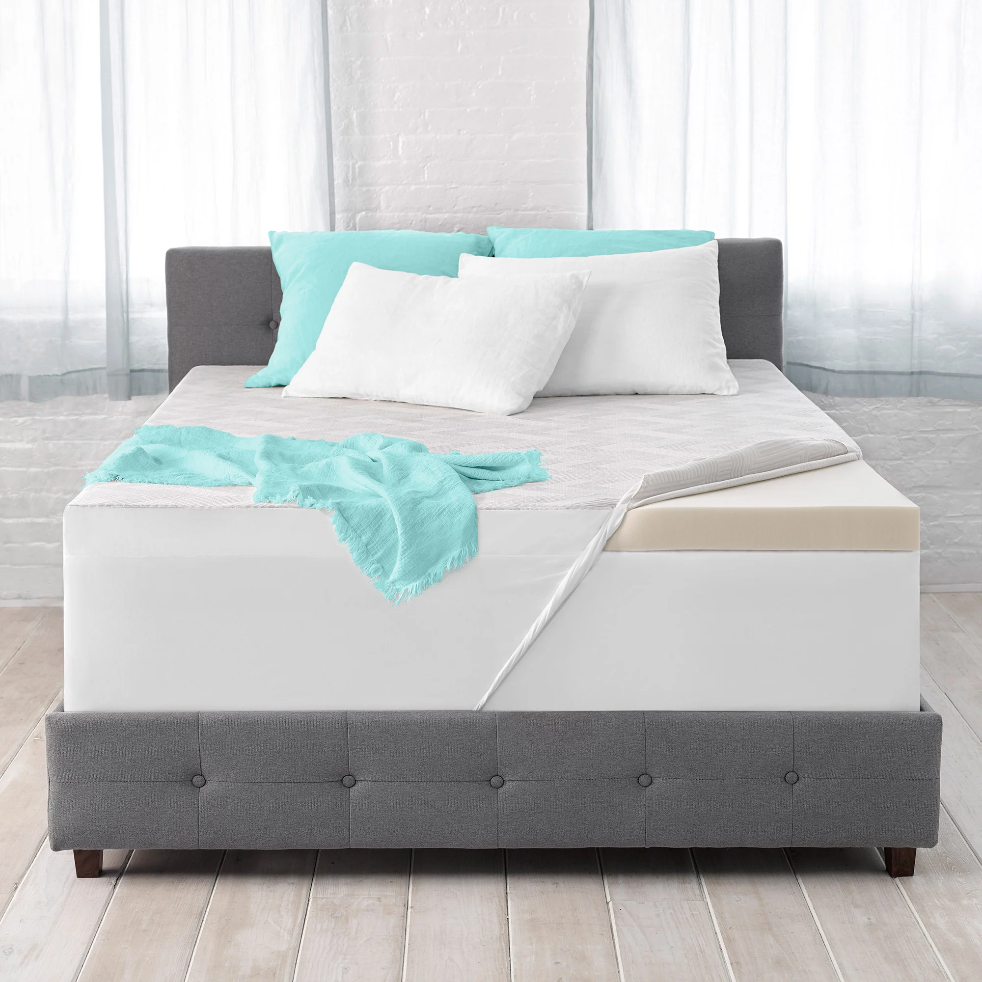 NOVAFORM LURACOR SUPPORT FOAM MATTRESS TOPPER CA-KG