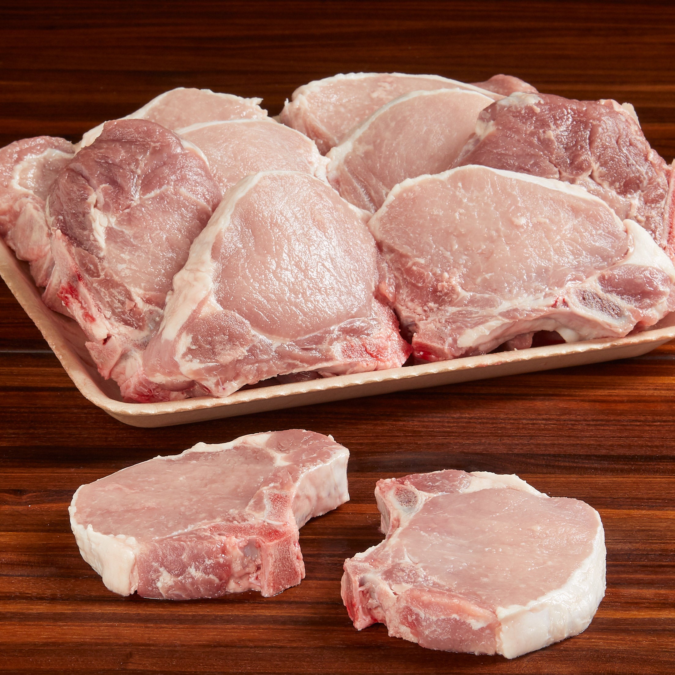PORK LOIN RIB CHOPS PER LB. - Image 1