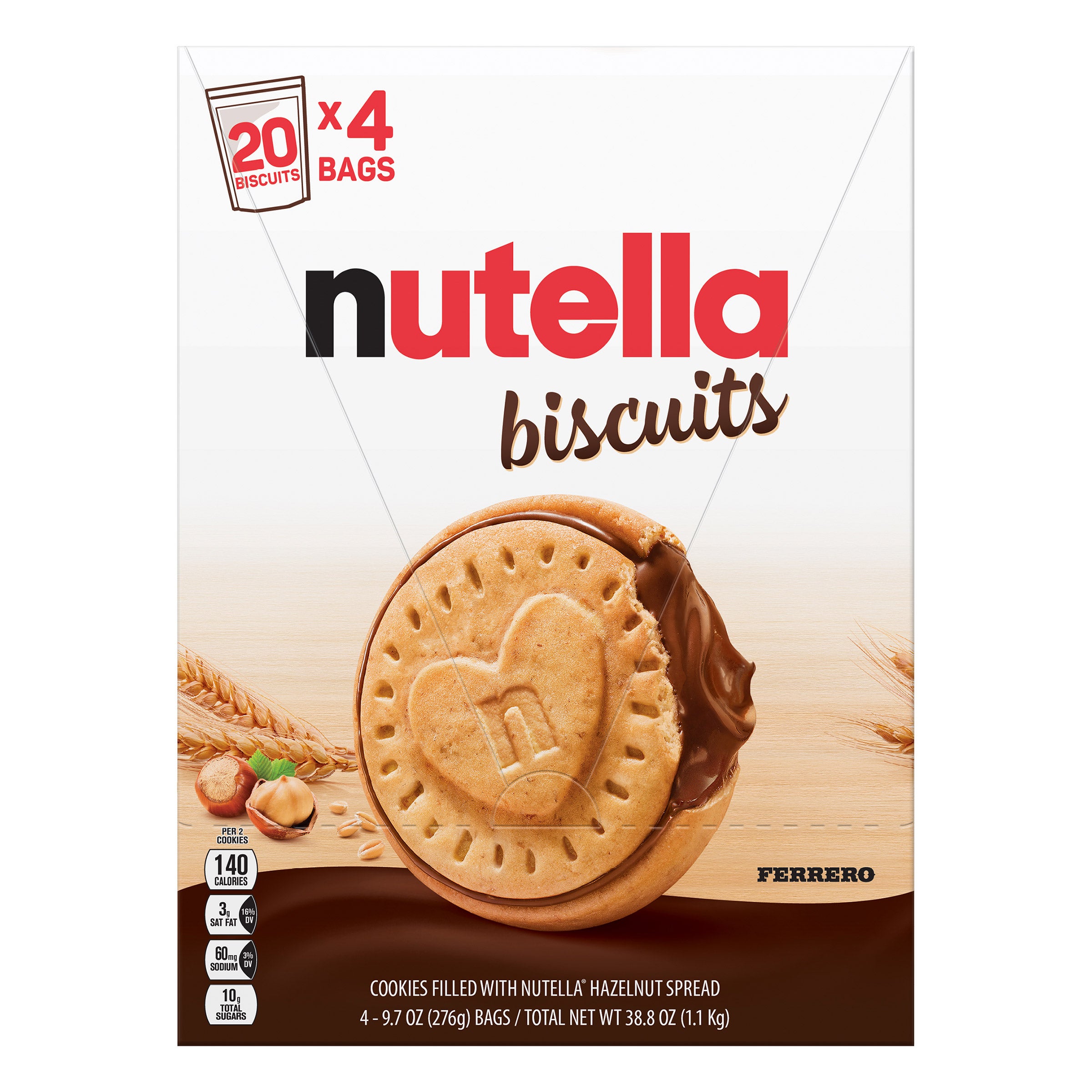 NUTELLA BISCUITS 38.8 OUNCE BOX