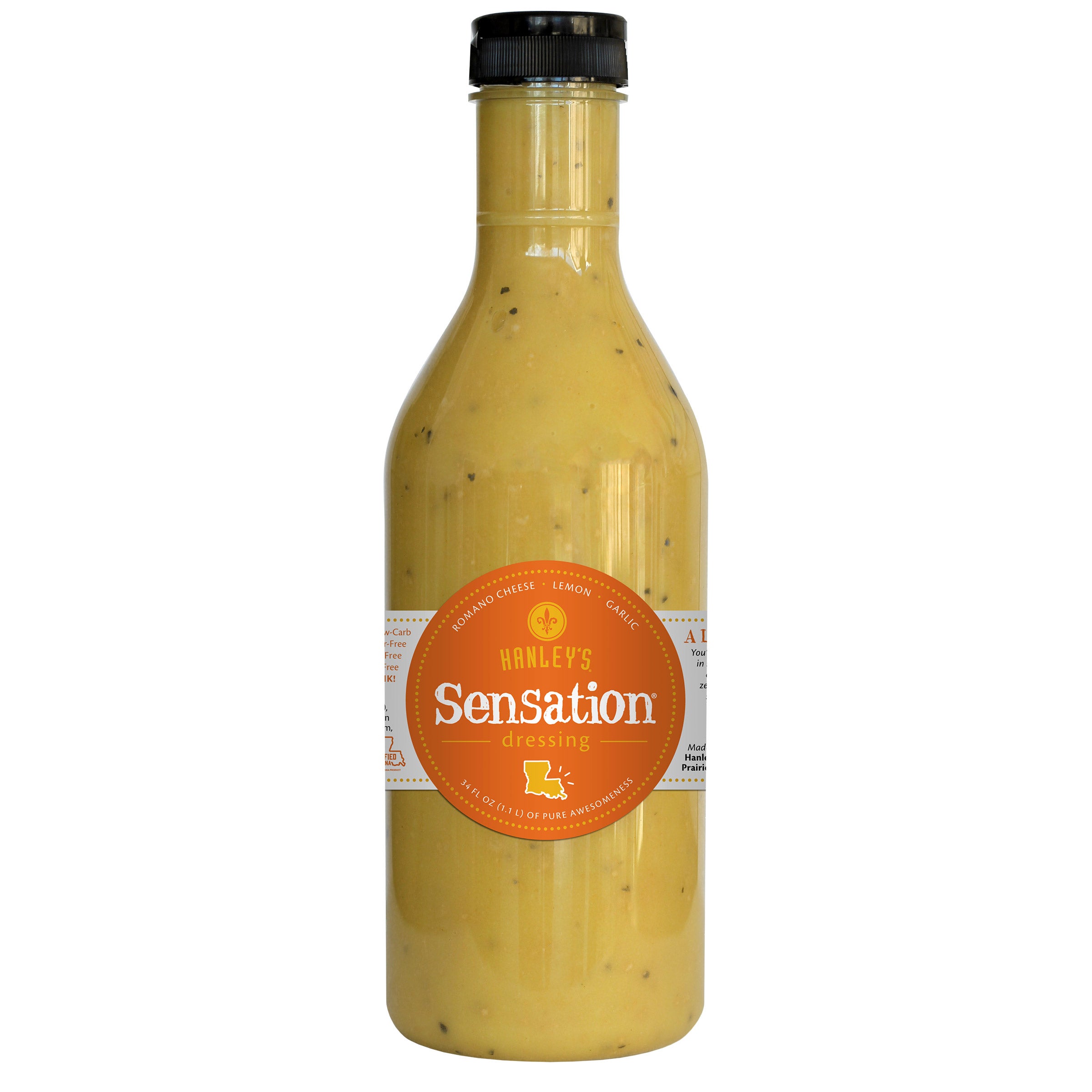 HANLEY'S SENSATION ROMANO CHEESE DRESSING 34OZ