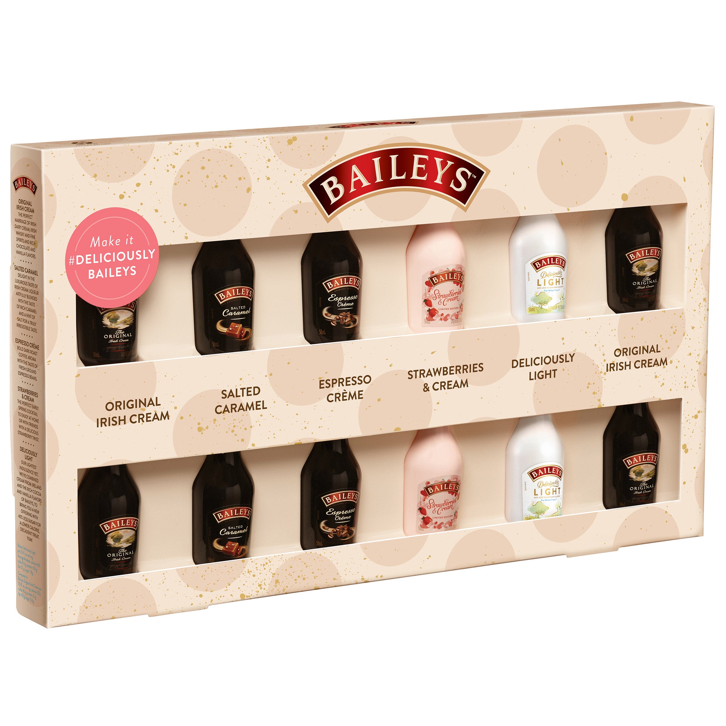 BAILEY'S IRISH CREAM VARIETY 12 PACK/50ML