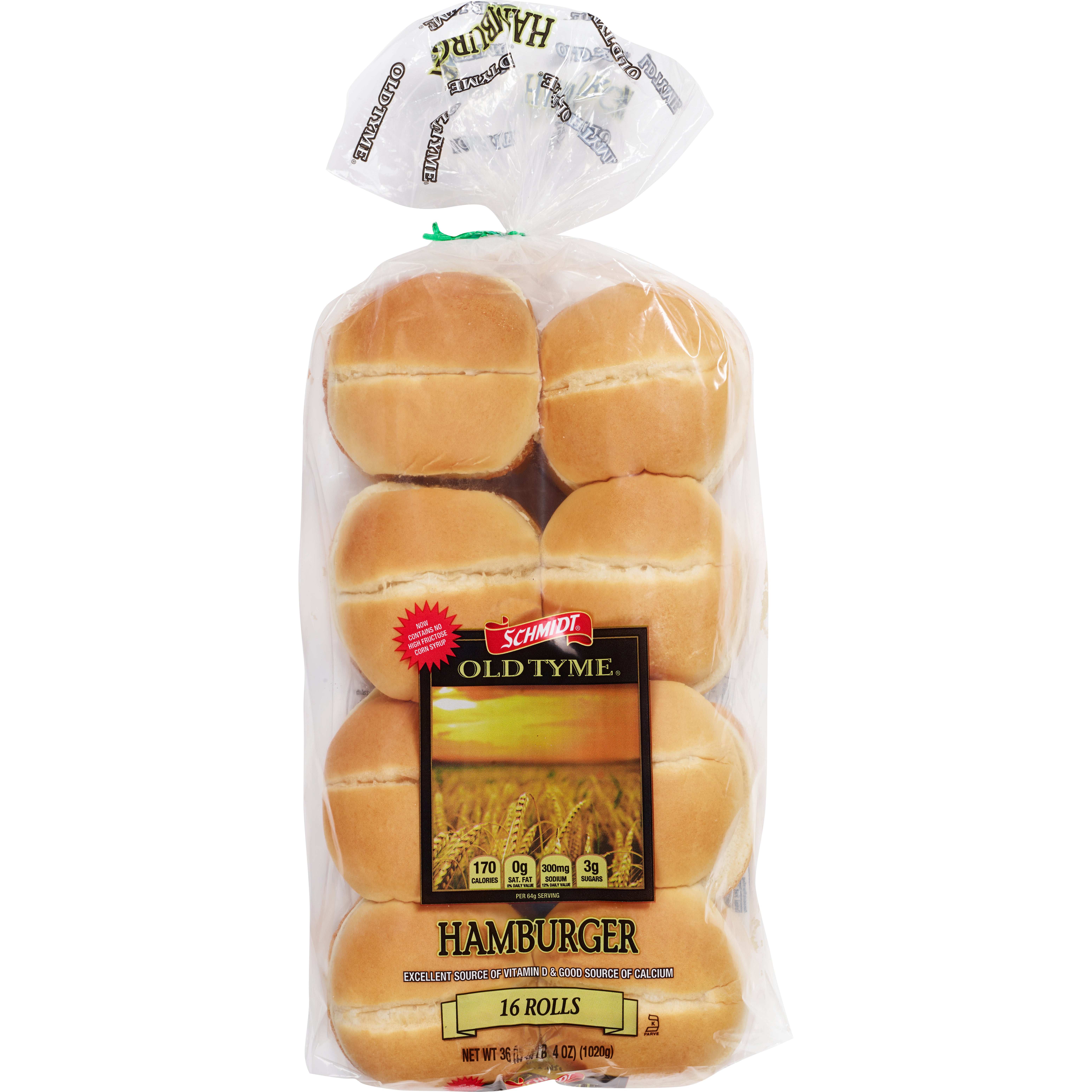 OLD TYME HAMBURGER ROLLS 16 CT (2.25 LBS)