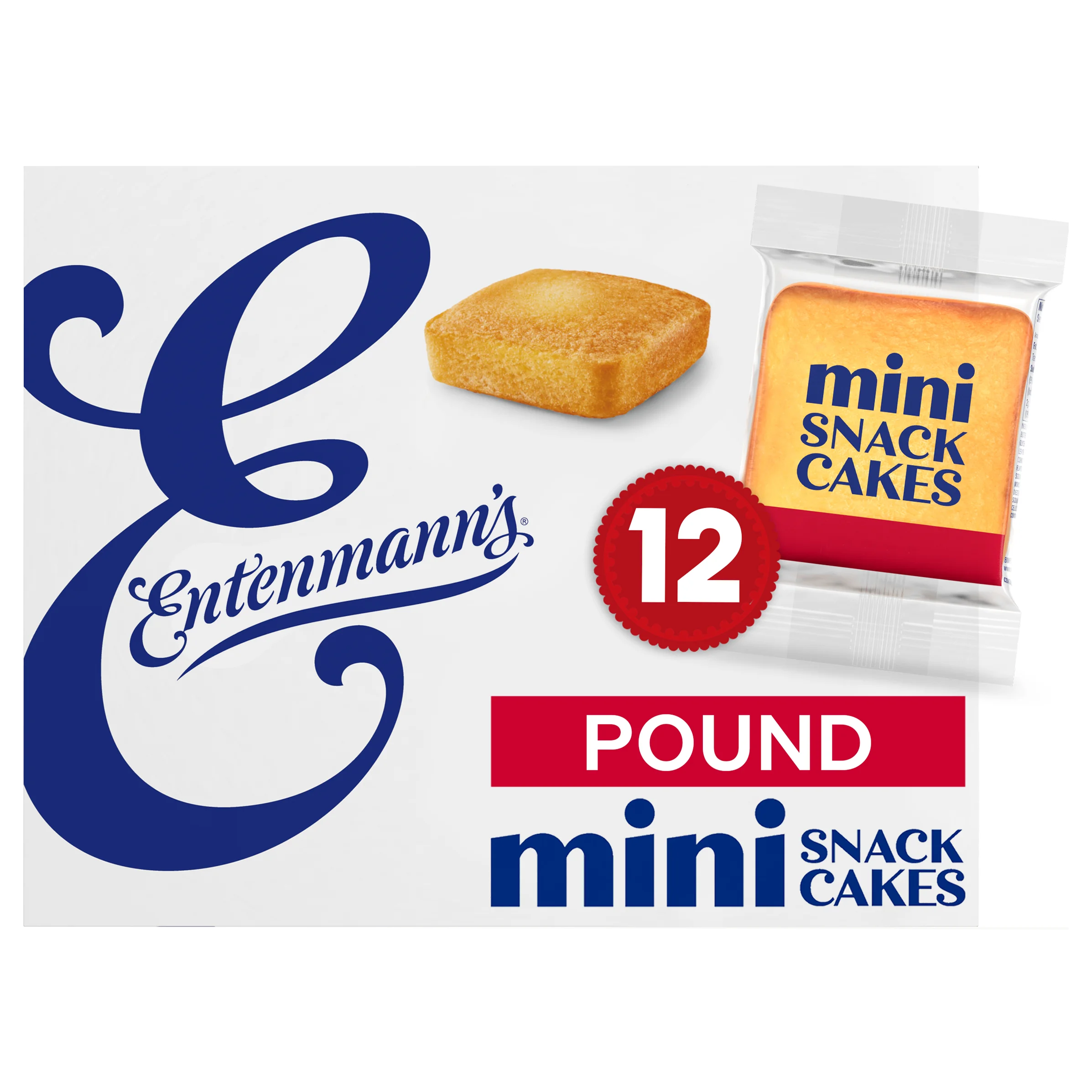 ENTENMANN'S POUND CAKE MINIS 12CT 1.1LBS - Image 1