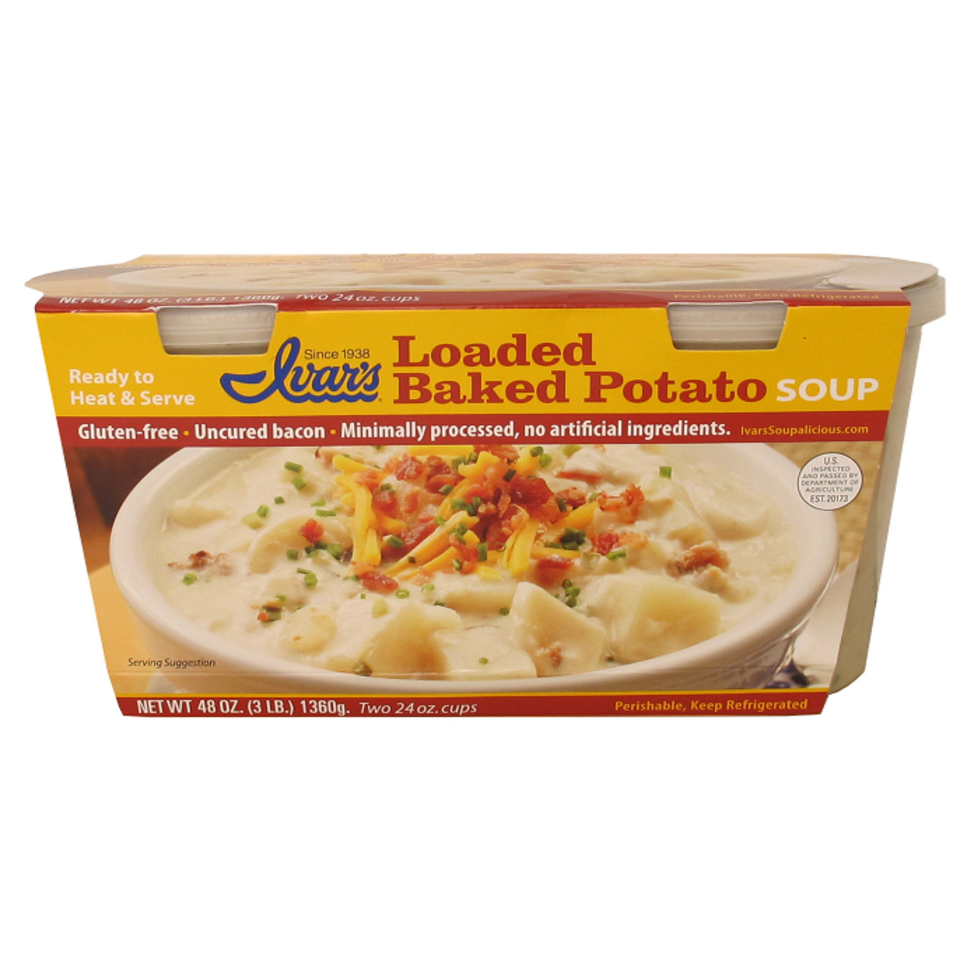 IVAR'S LOADED POTATO SOUP 2/24 OZ