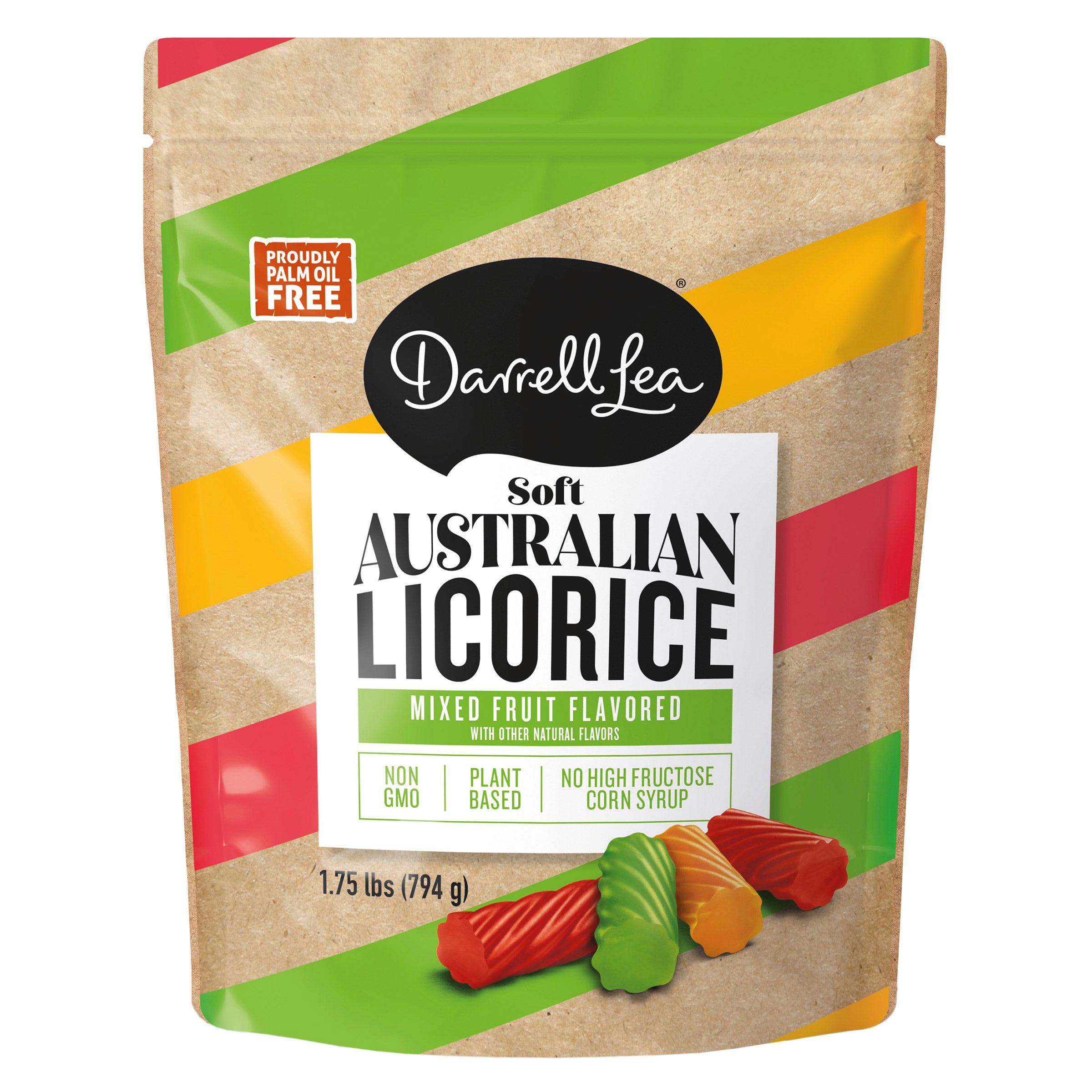 DARRELL LEA AUSTRALIAN LICORICE MIXED FRUIT 28 OZ