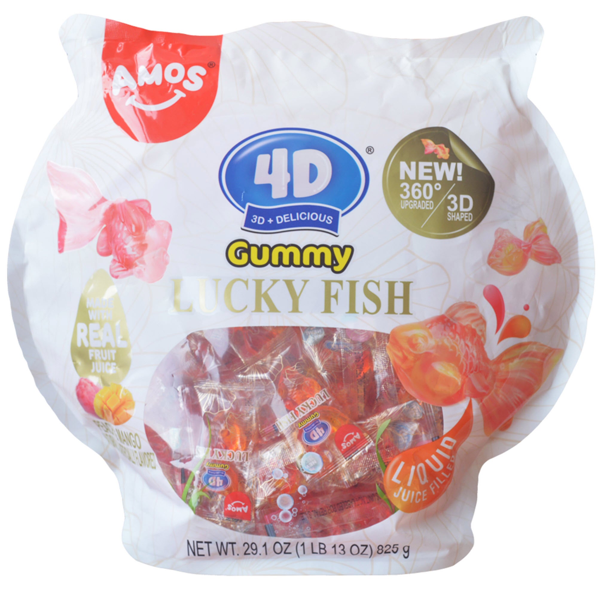 AMOS GUMMY LUCKY GOLDFISH 29.1 OZ