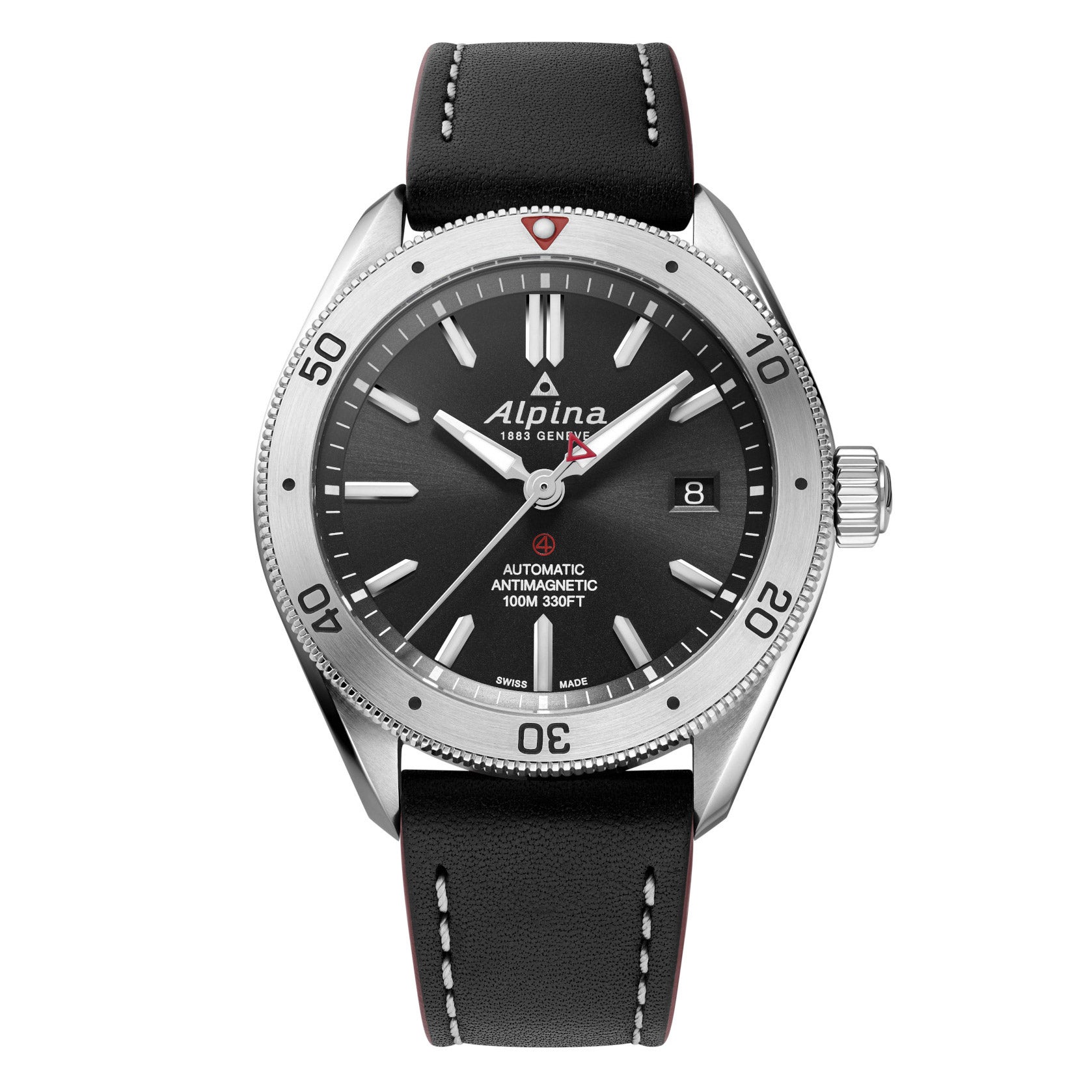ALPINA STAINLESS STEEL MEN'S QUARTZ WATCH - Image 1