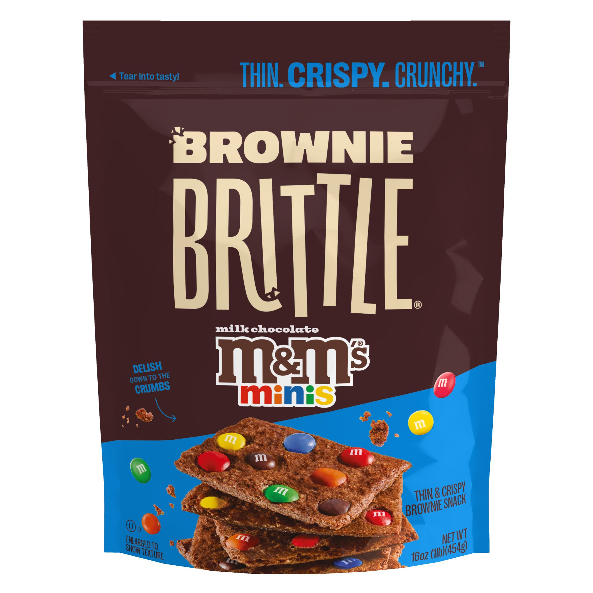 BROWNIE BRITTLE M&MS 16 OZ - Image 1