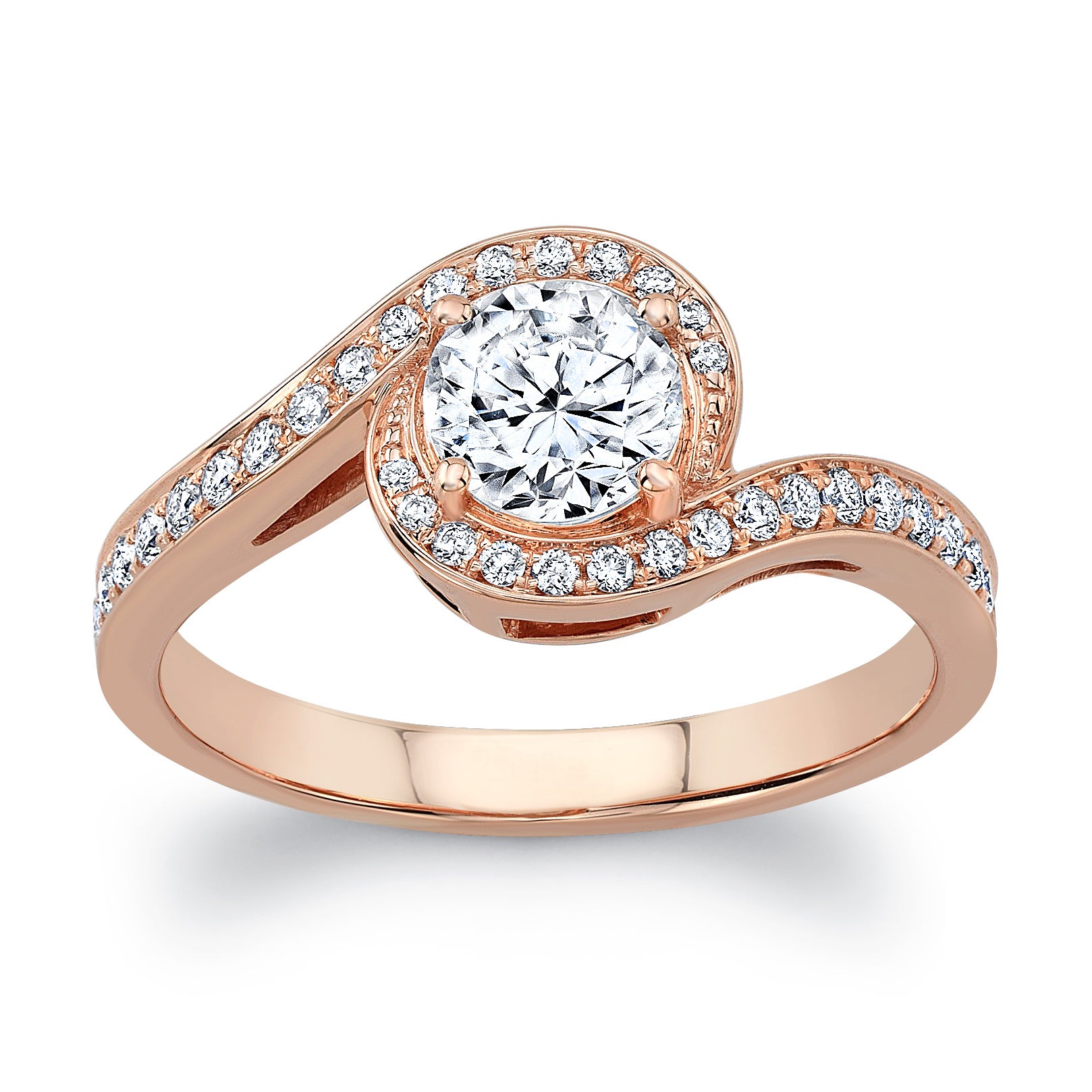 18KT ROSE GOLD VS2 I 1.05CTW ROUND DIAMOND RING (0.70CTR) - Image 1
