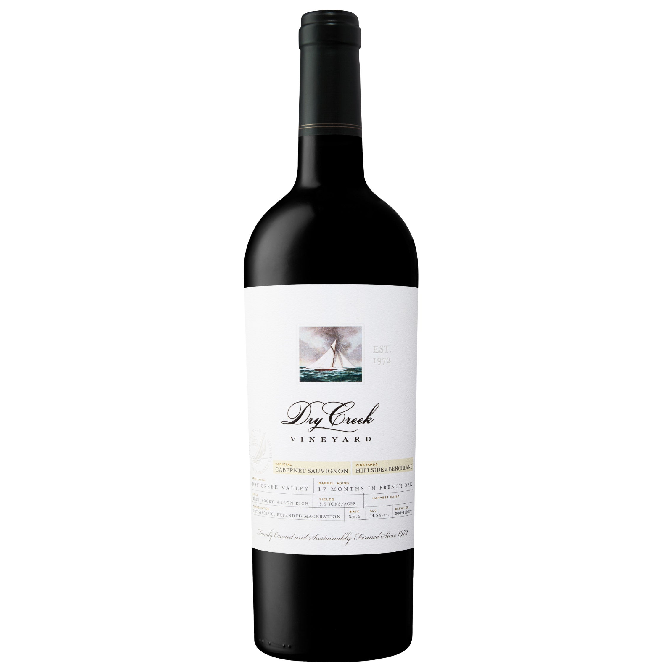DRY CREEK VINEYARD CABERNET SAUVIGNON SONOMA COUNTY 750 ML