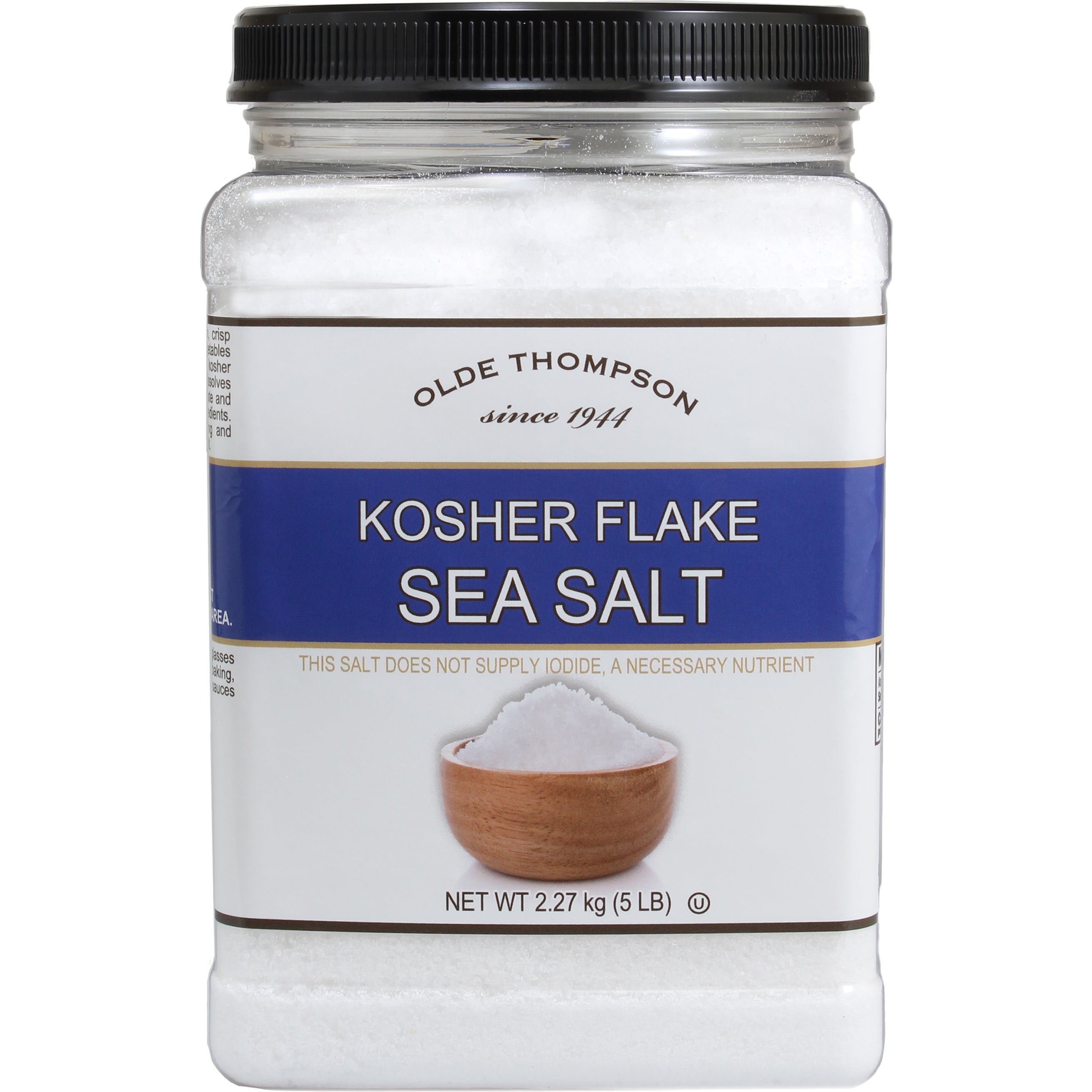 OLDE THOMPSON KOSHER FLAKE SEA SALT 5 LB - Image 1