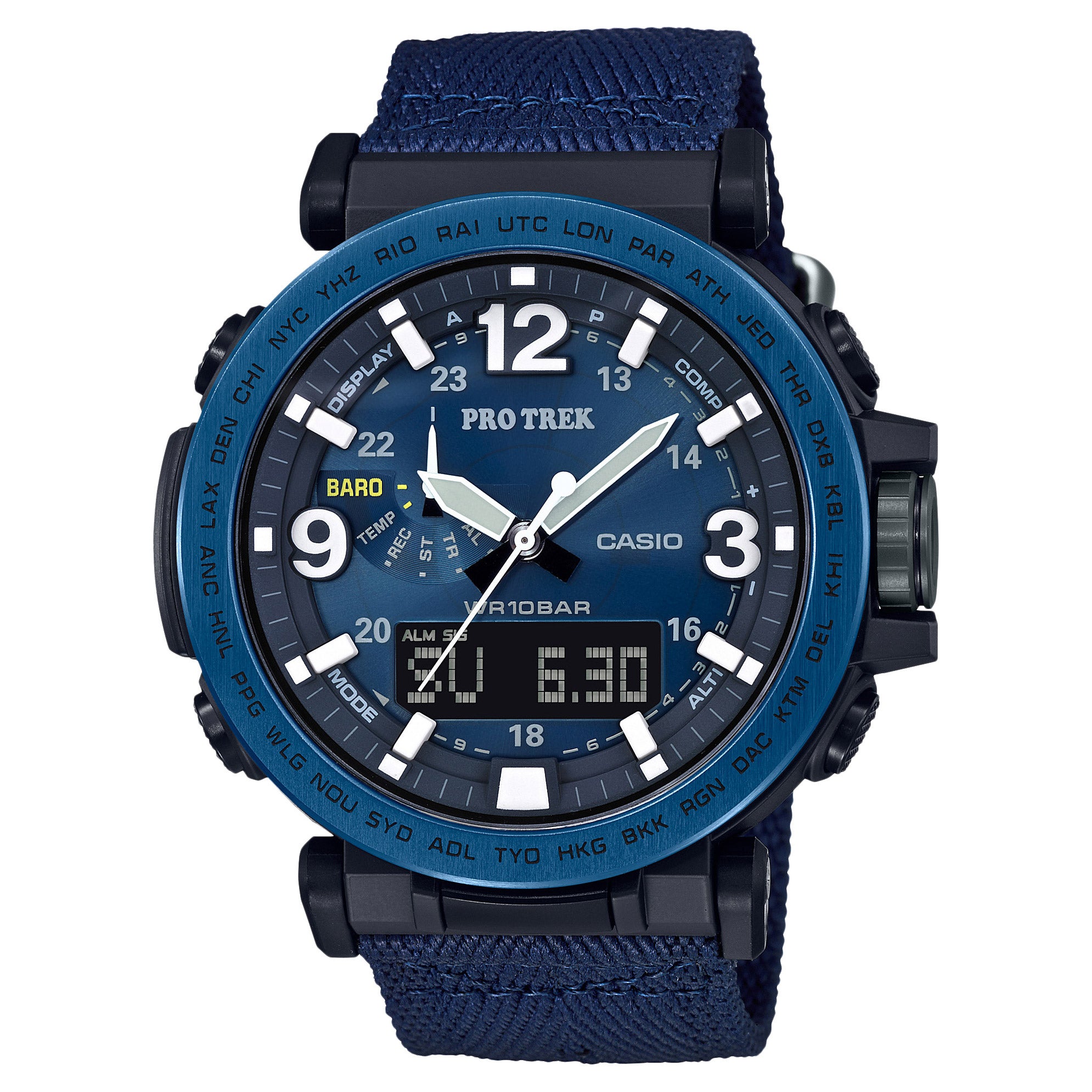 CASIO PROTREK TRIPLE SENSOR AUTO LED MEN'S WATCH