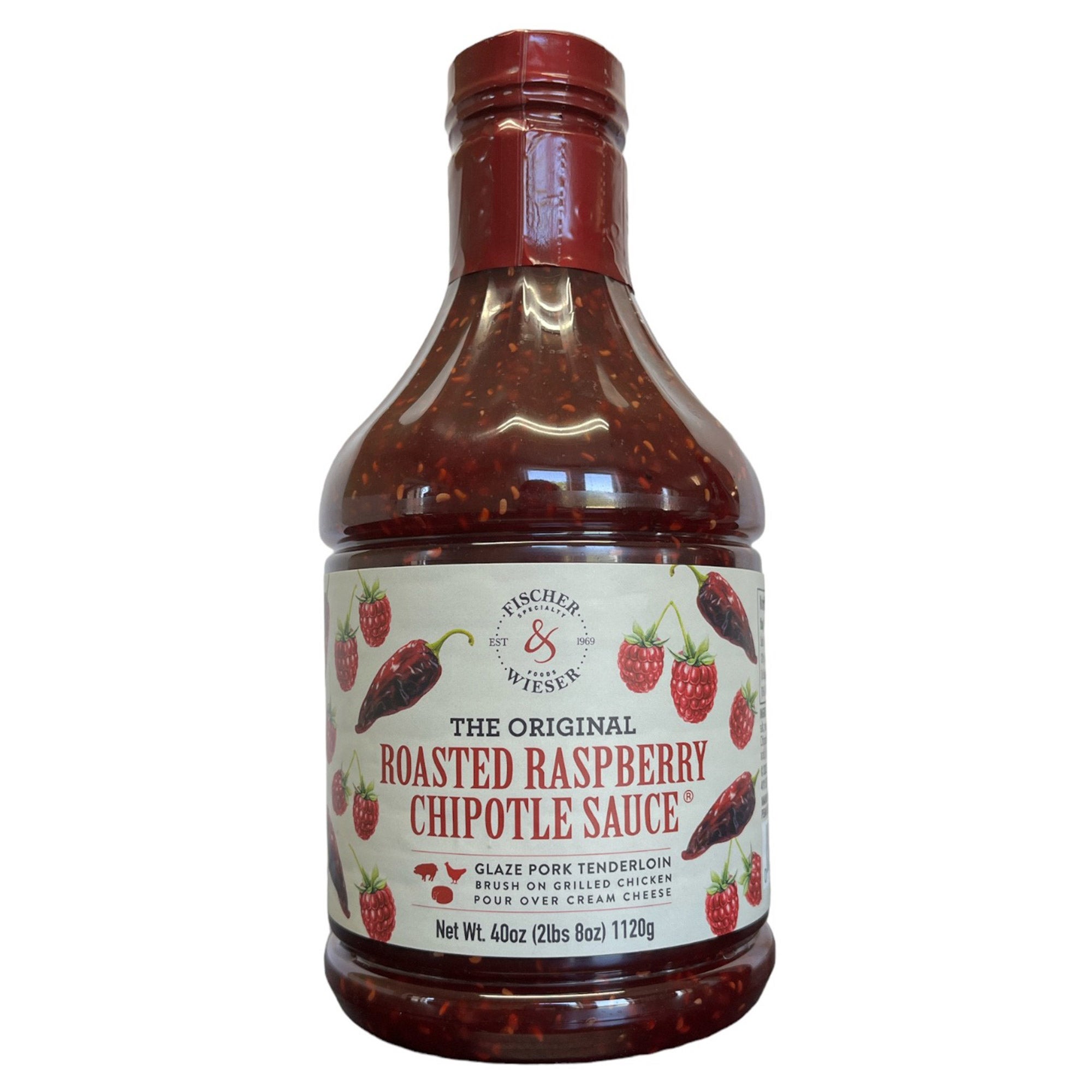 FISCHER & WIESER RASPBERRY CHIPOTLE SAUCE 40 OZ