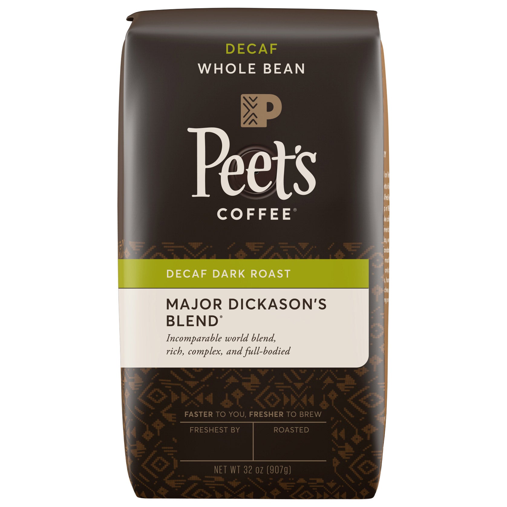 PEET'S COFFEE DECAF MAJOR DICKASON 2 POUNDS - Image 1