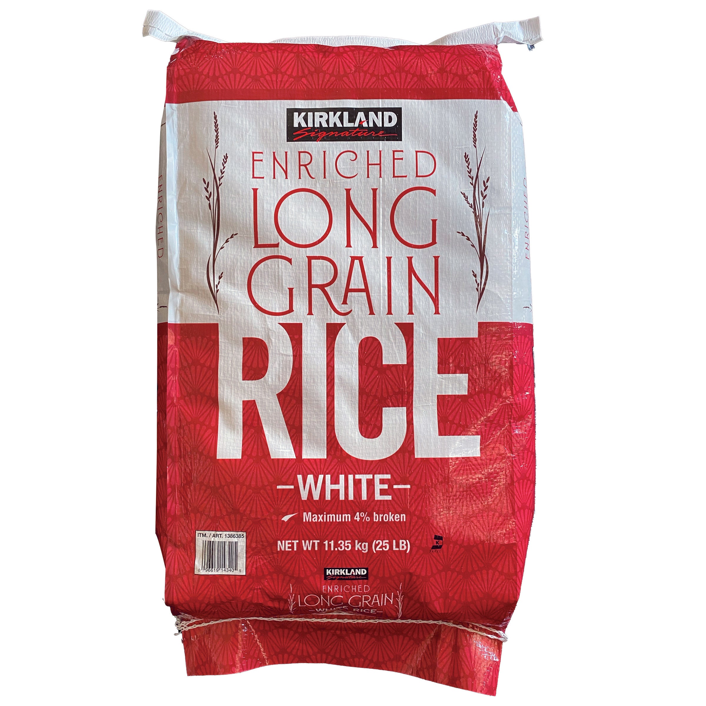 KIRKLAND SIGNATURE LONG GRAIN RICE 25 POUNDS