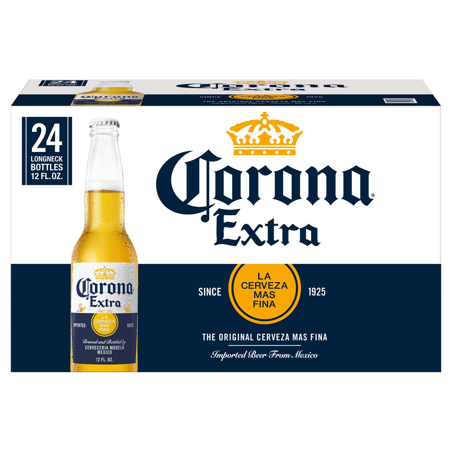 CORONA EXTRA MEXICAN LAGER 24/12OZ BOTTLES