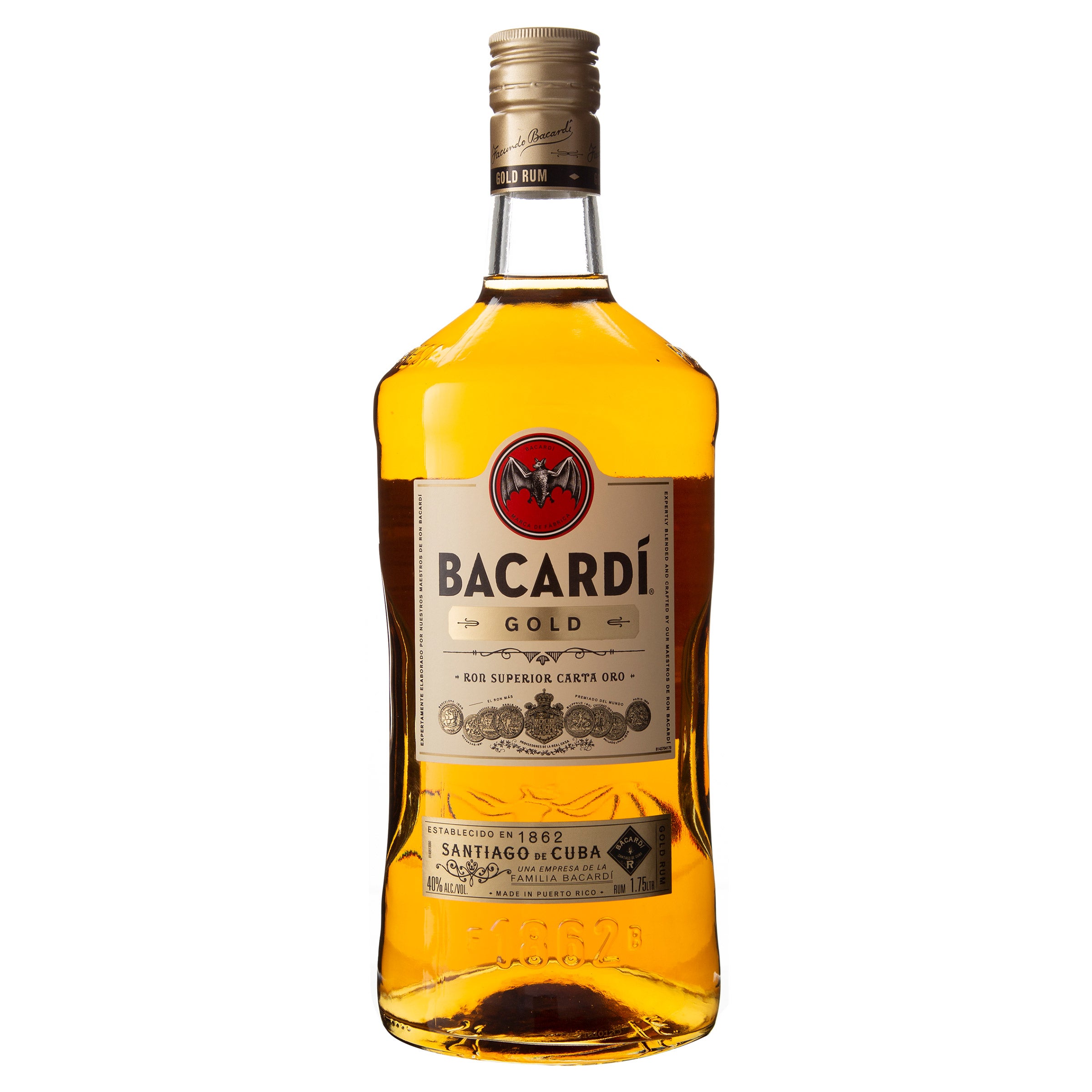 BACARDI DARK RUM PUERTO RICO 1.75 L