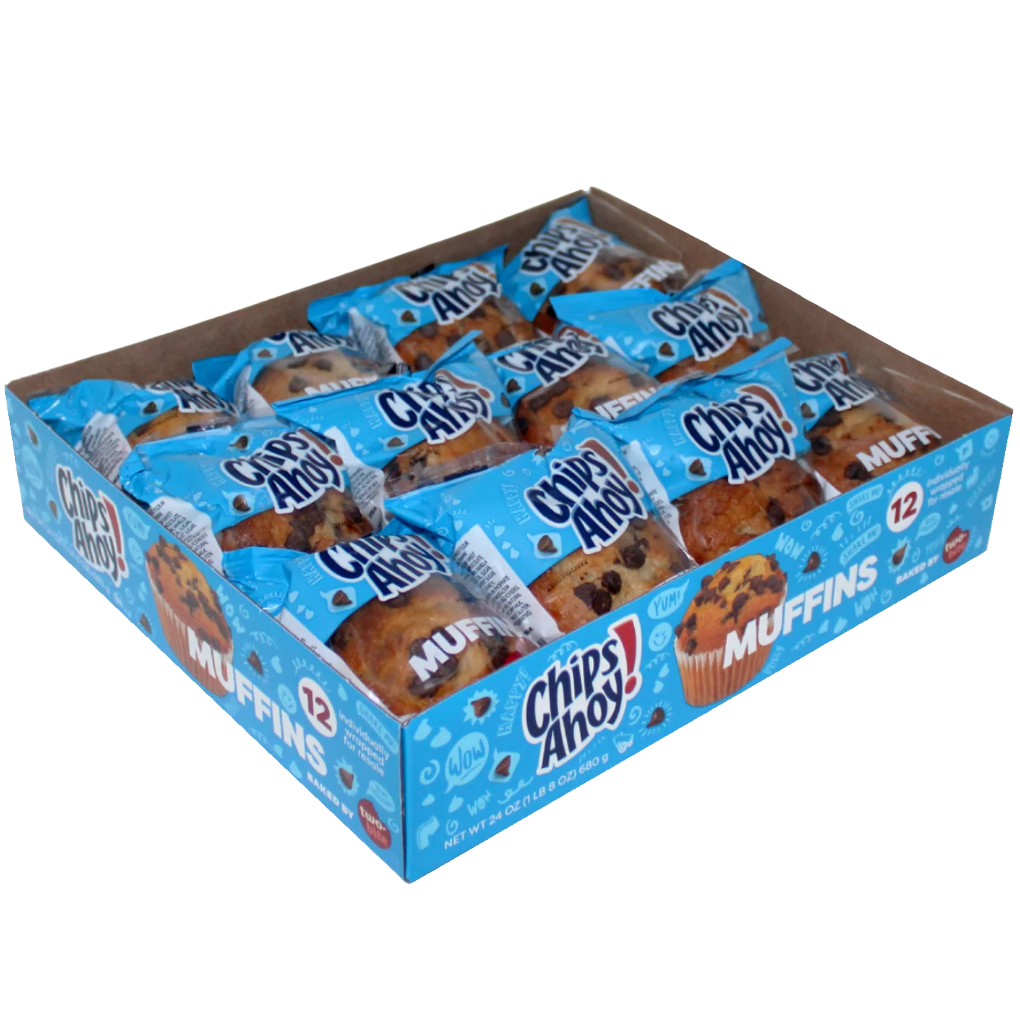 TWO BITE CHIPS AHOY MUFFINS 12/2OZ - Image 1