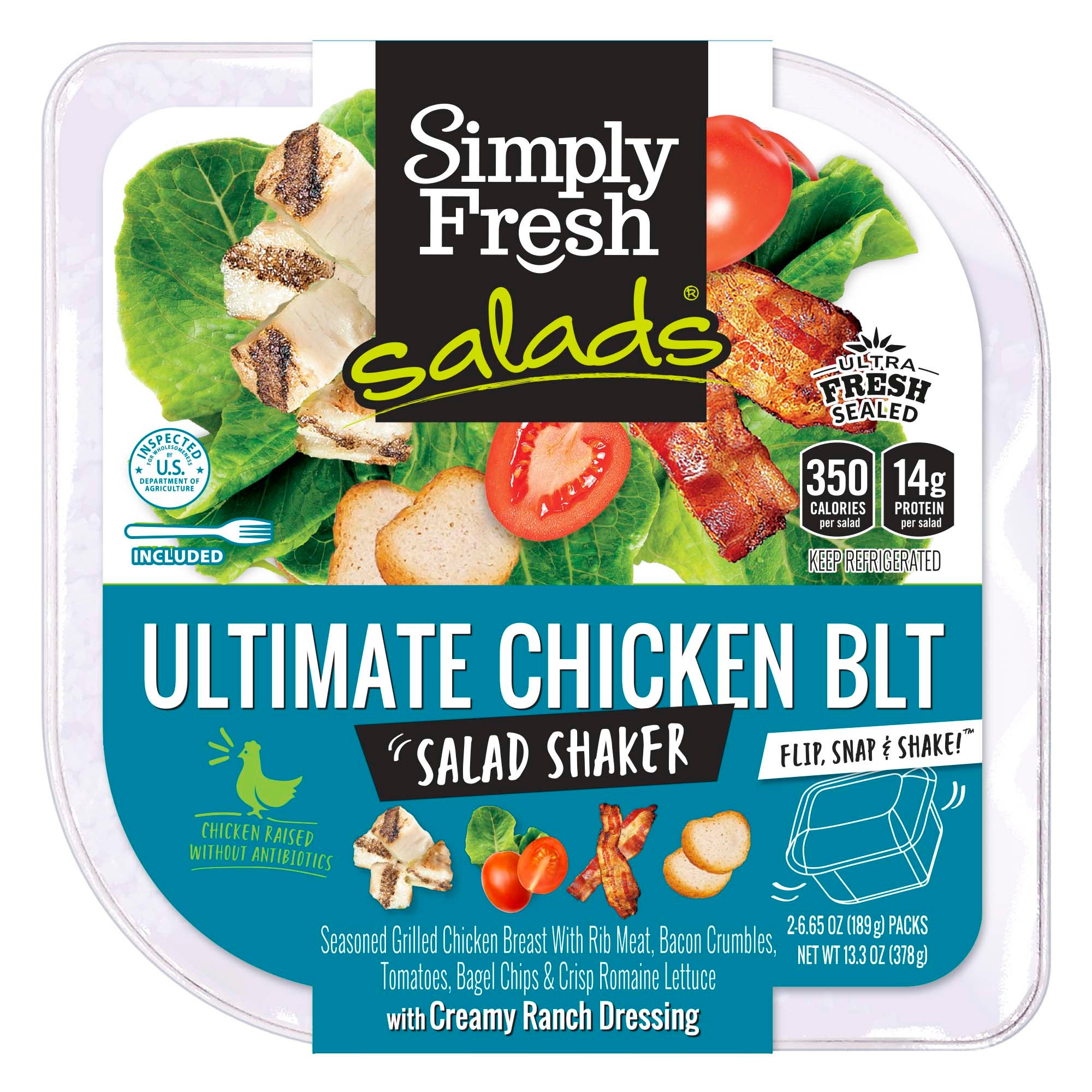 SIMPLY FRESH ULTIMATE CHICKEN BLT SHAKER 2/6.65 OZ