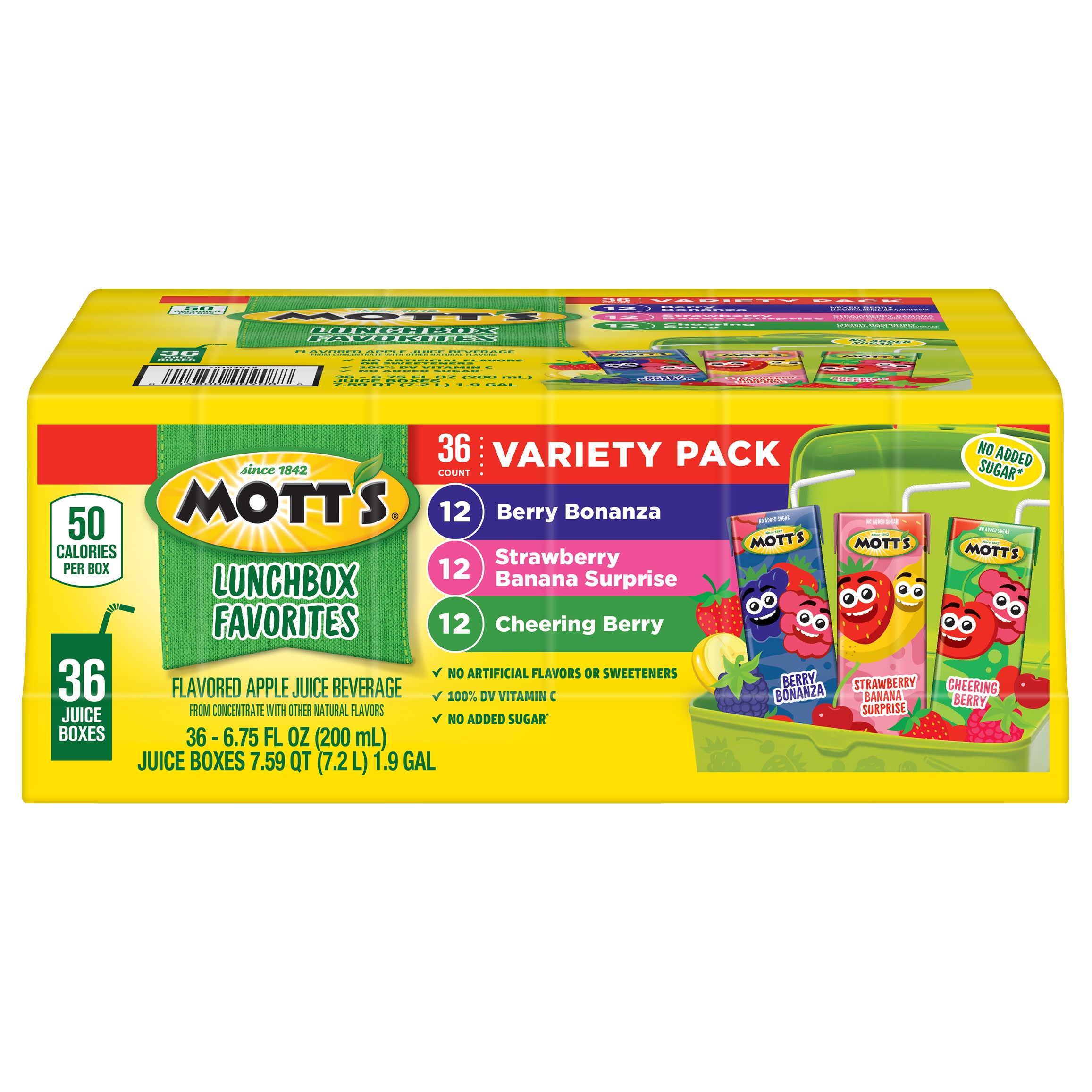 MOTT'S LUNCHBOX FAVORITES 36/6.75 FL OZ