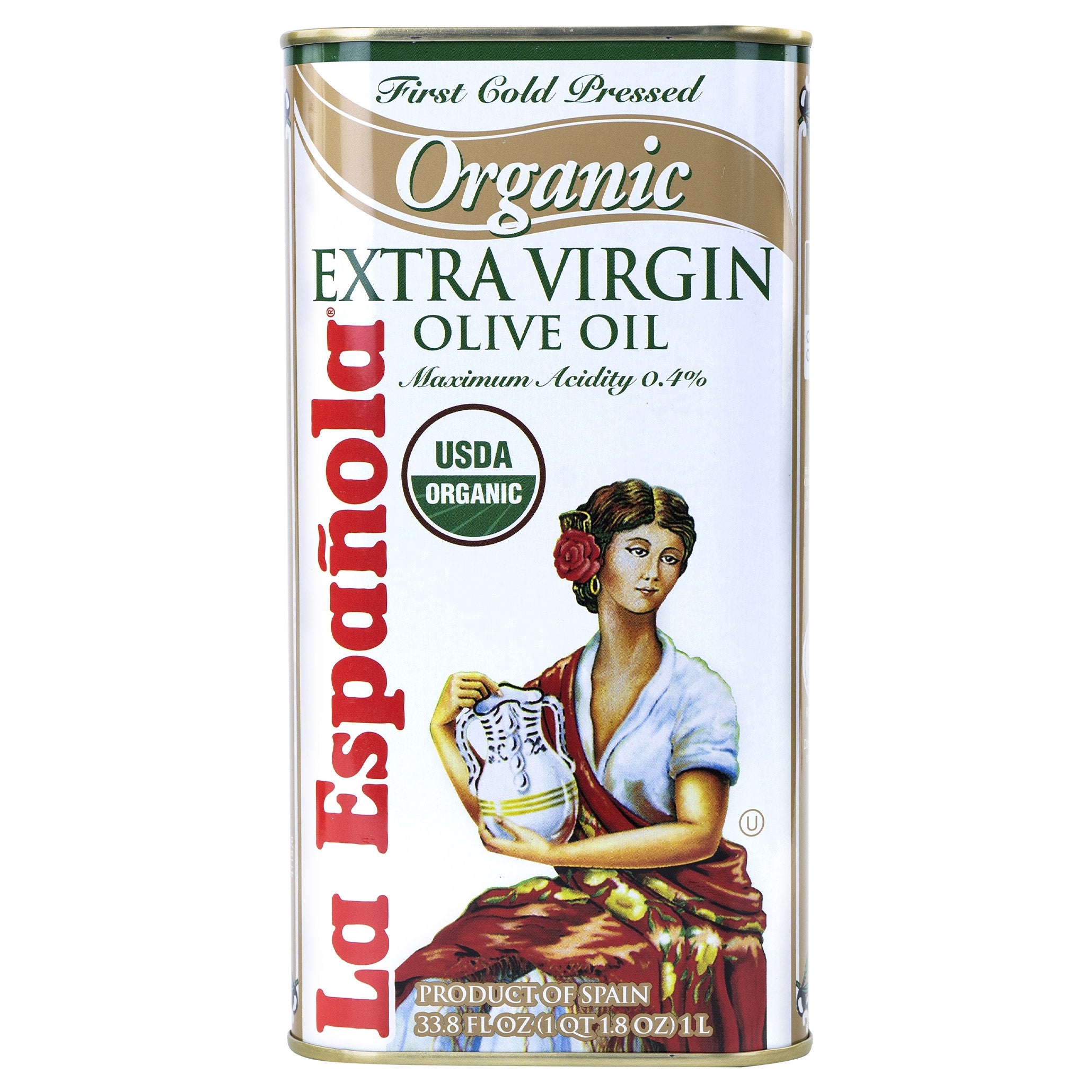 LA ESPANOLA ORGANIC EVOO 1 LITER (33.8 OZ) - Image 1