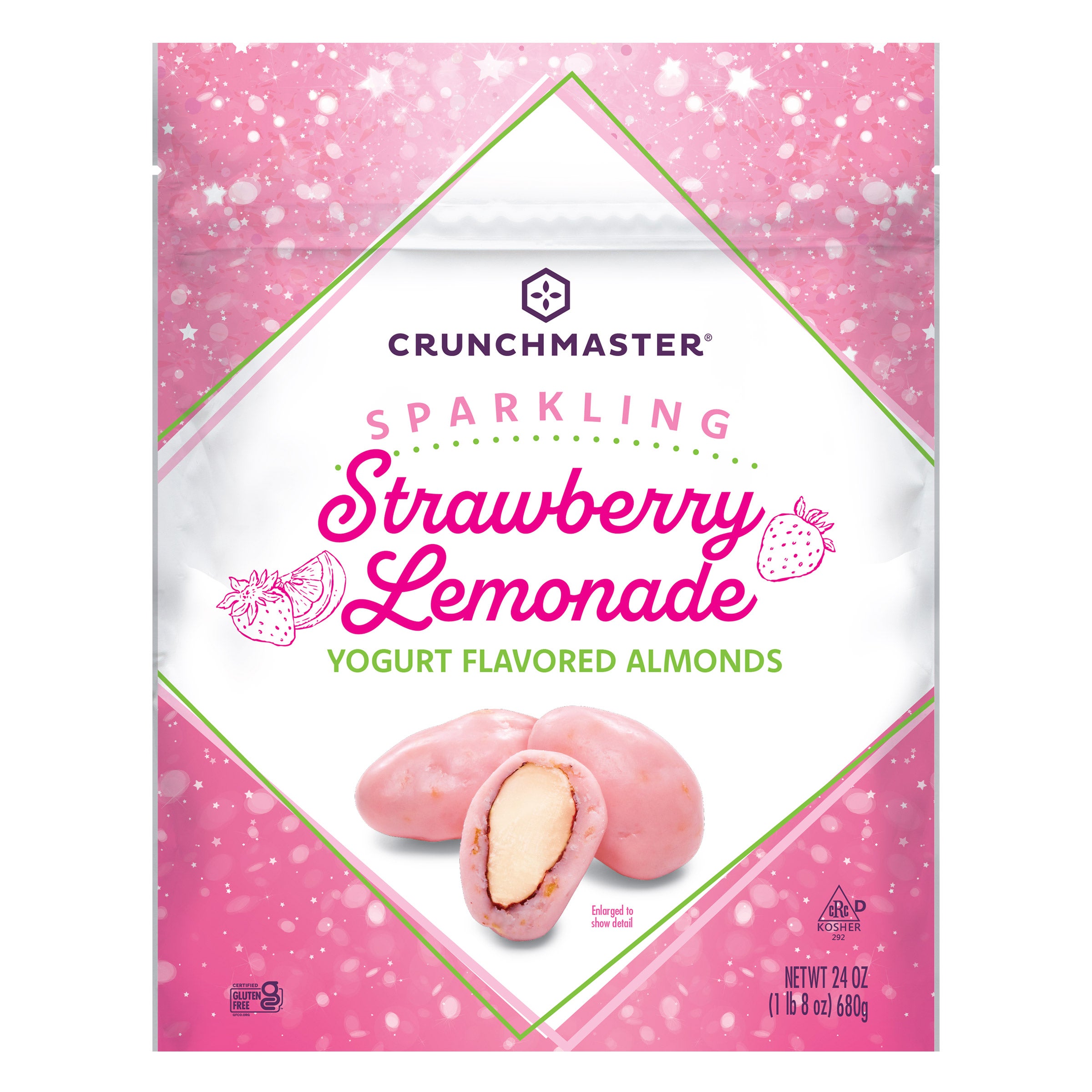 CRUNCHMASTER SPARKLING LEMONADE ALMONDS 24OZ