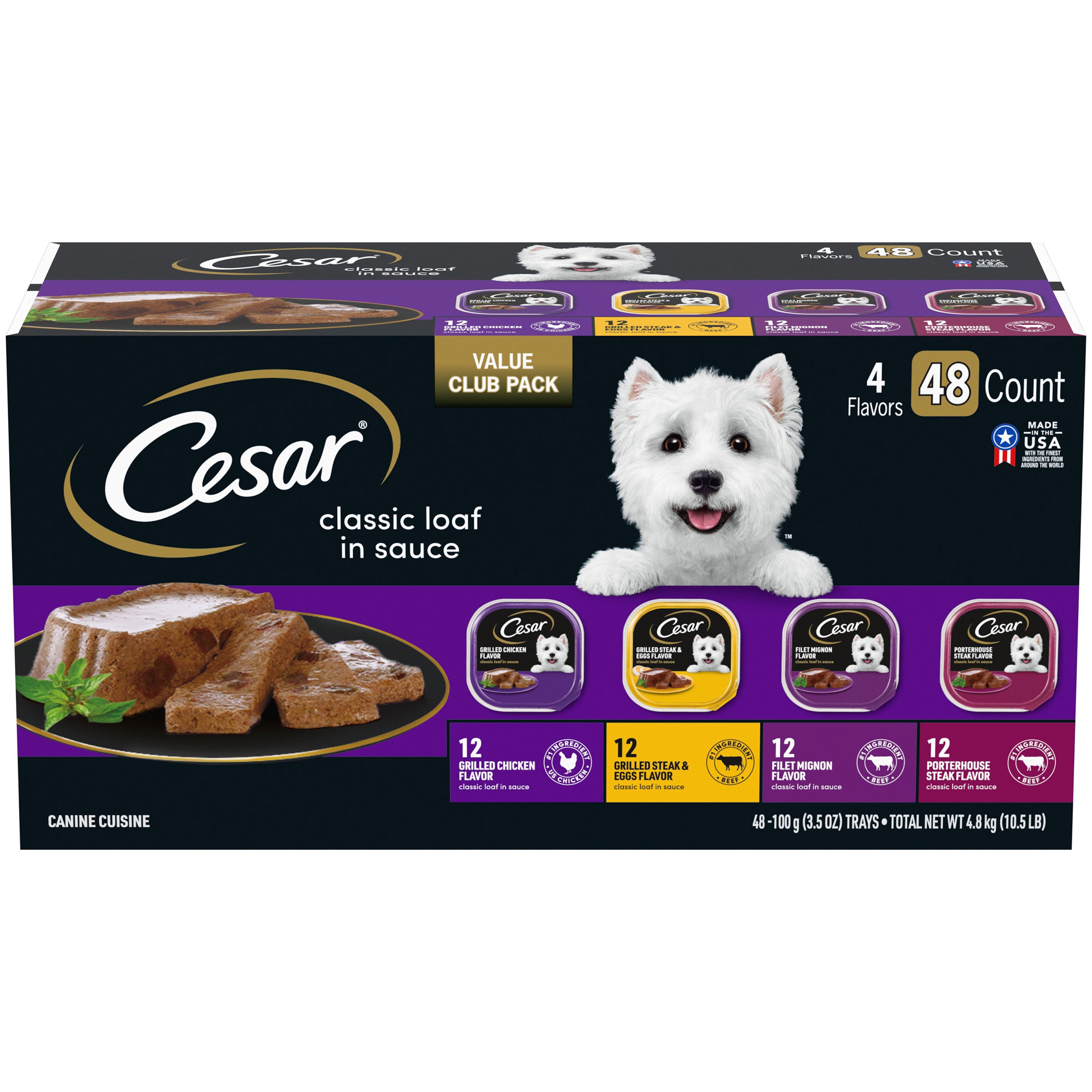 CESAR VARIETY PACK 48 / 3.5 OZ