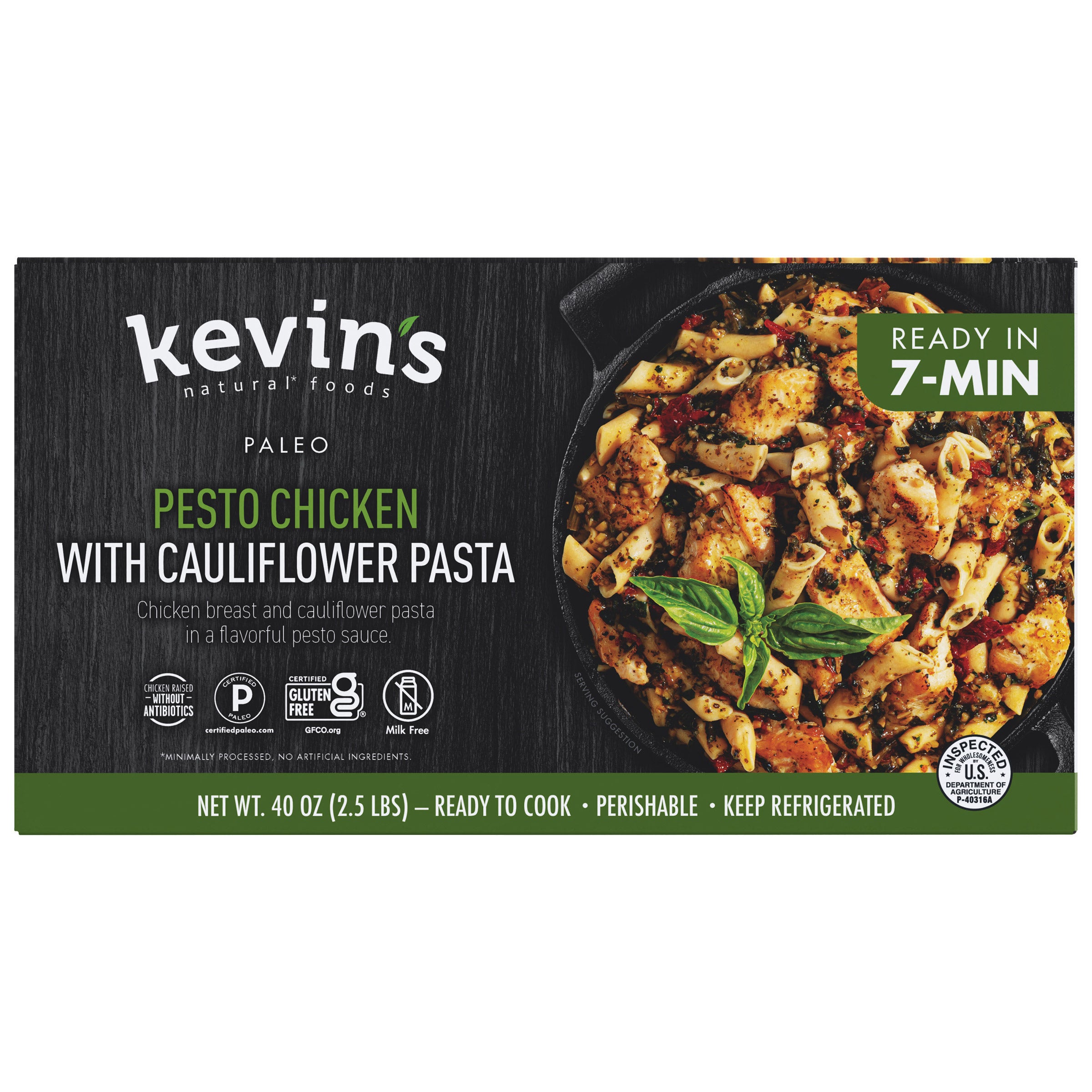 CAL CHEF PESTO CHK CAULI PASTA 40 OZ