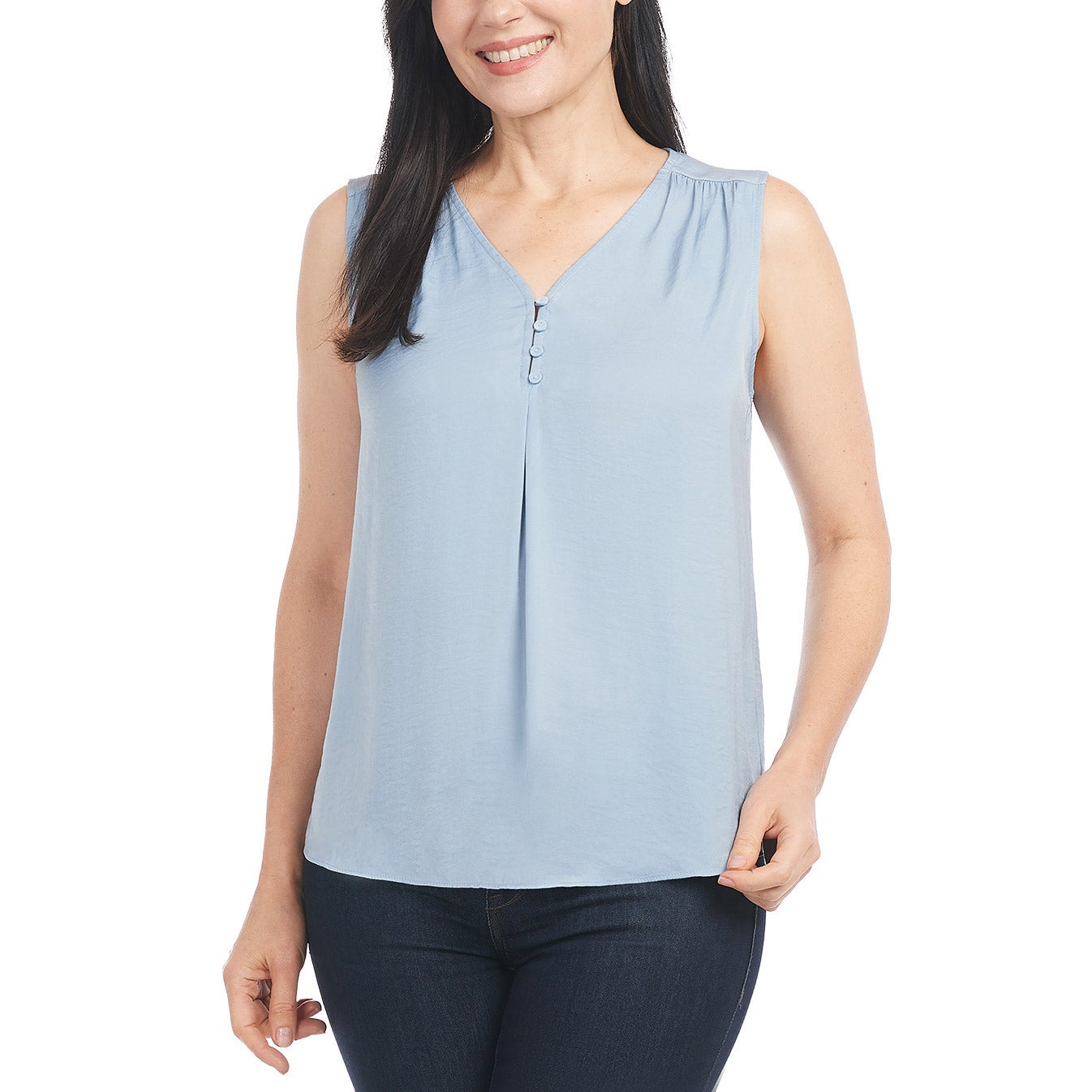 HILARY RADLEY LADIES' SLEEVELESS BLOUSE