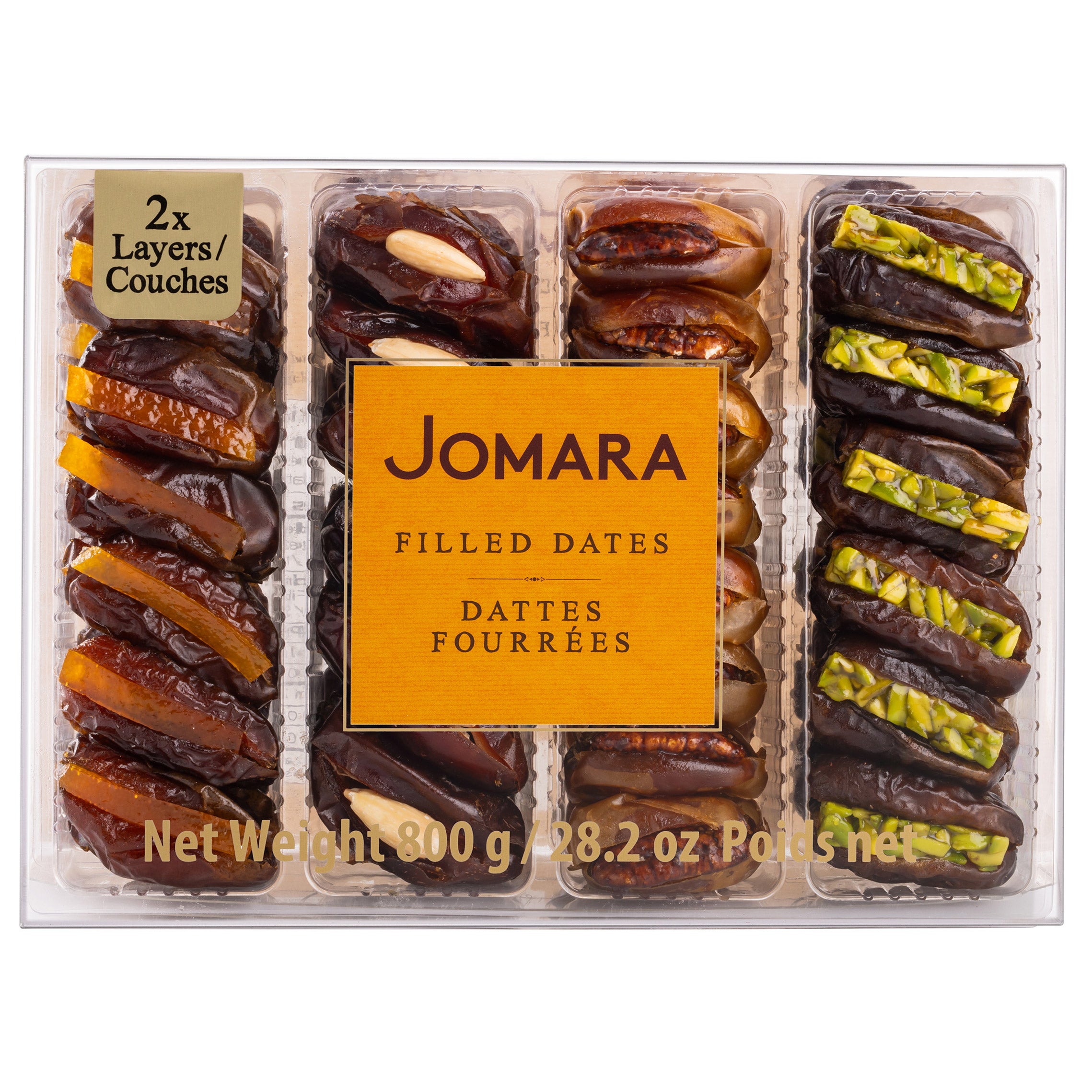 JOMARA ASSORTED FILLED DATES 28 OZ (1.75LBS)
