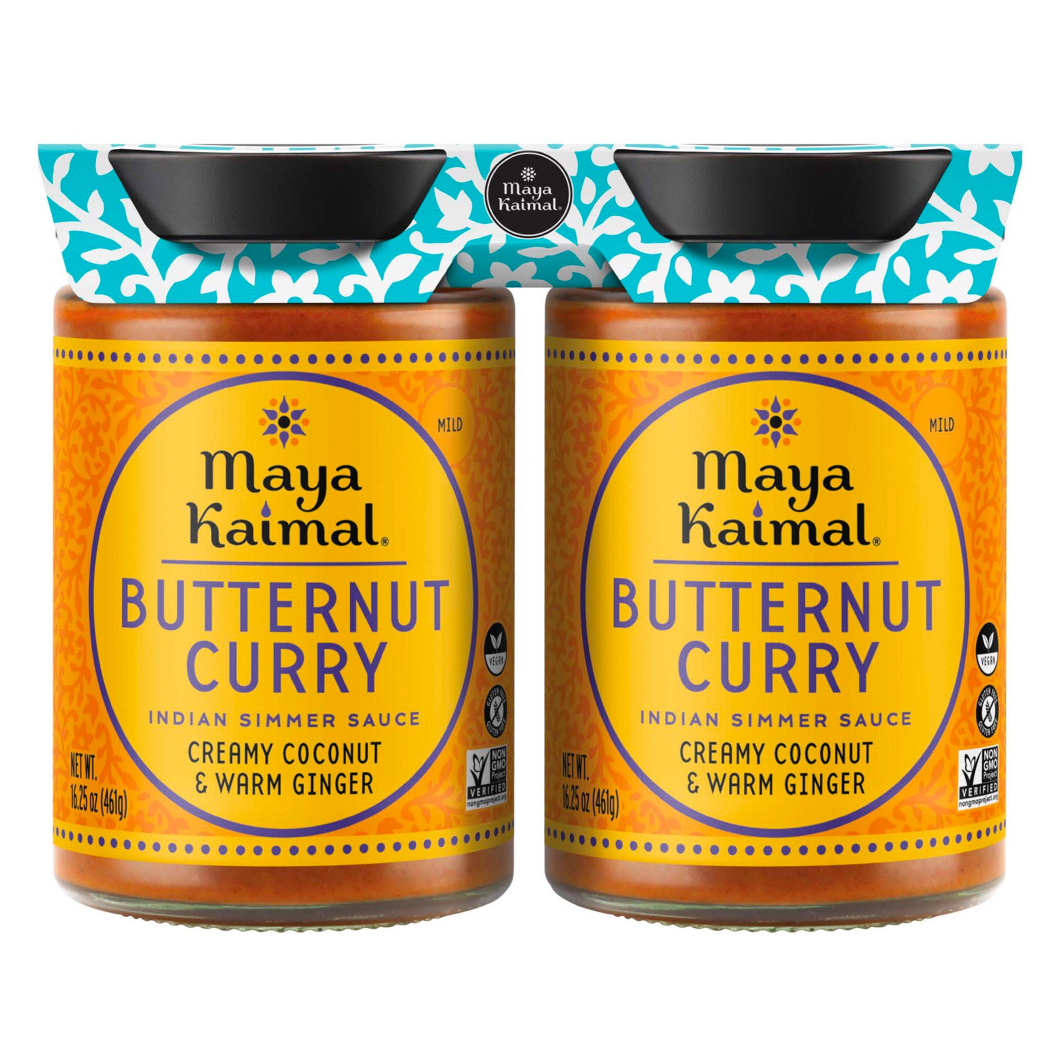 MAYA KAIMAL BUTTERNUT CURRY SAUCE 2 PACK 16.75 OUNCES EA