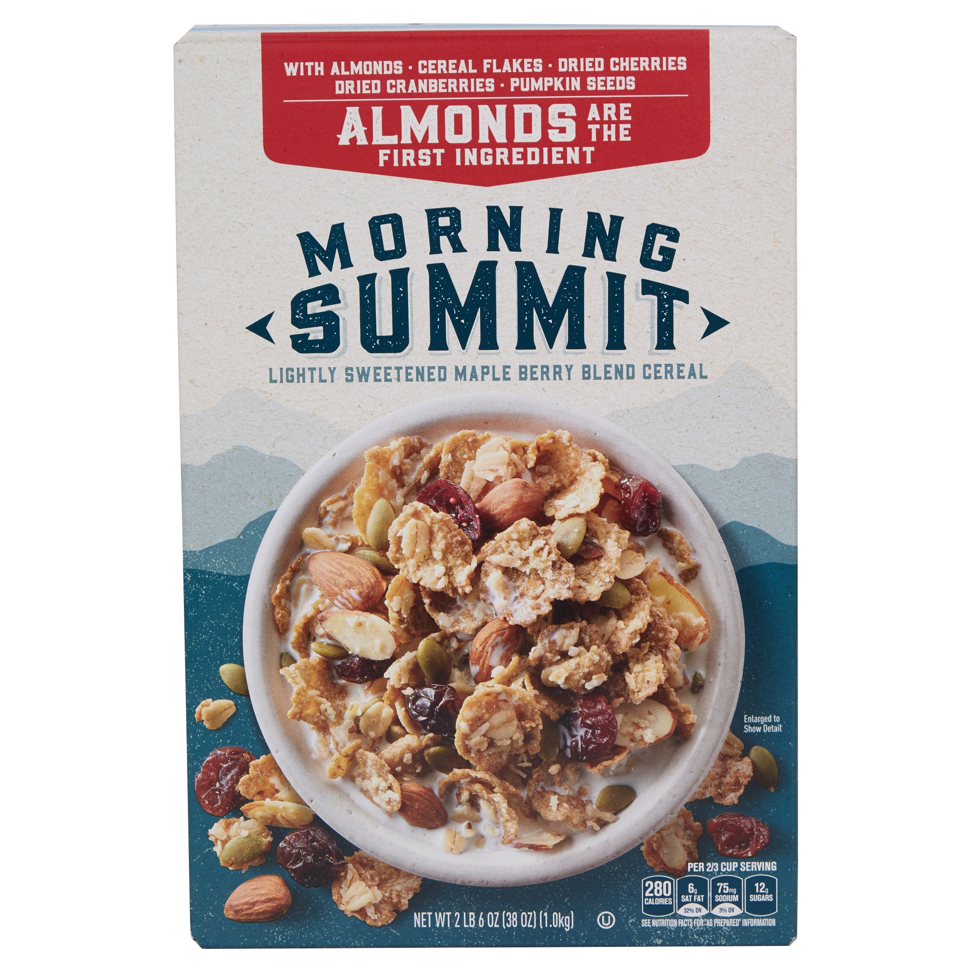 GENERAL MILLS MORNING SUMMIT CEREAL 38 OZ - Image 1
