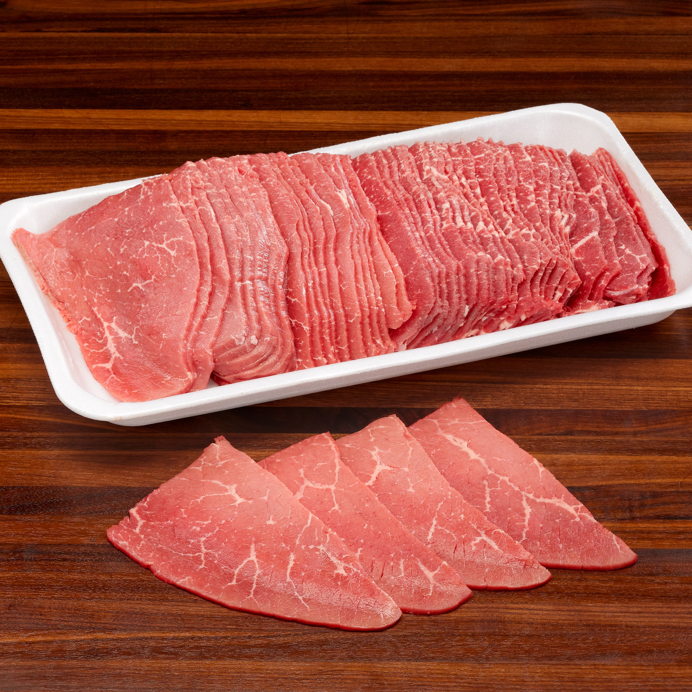 BEEF ROUND TOP ROUND (SHABU SHABU) USDA PRIME PER LB - Image 1