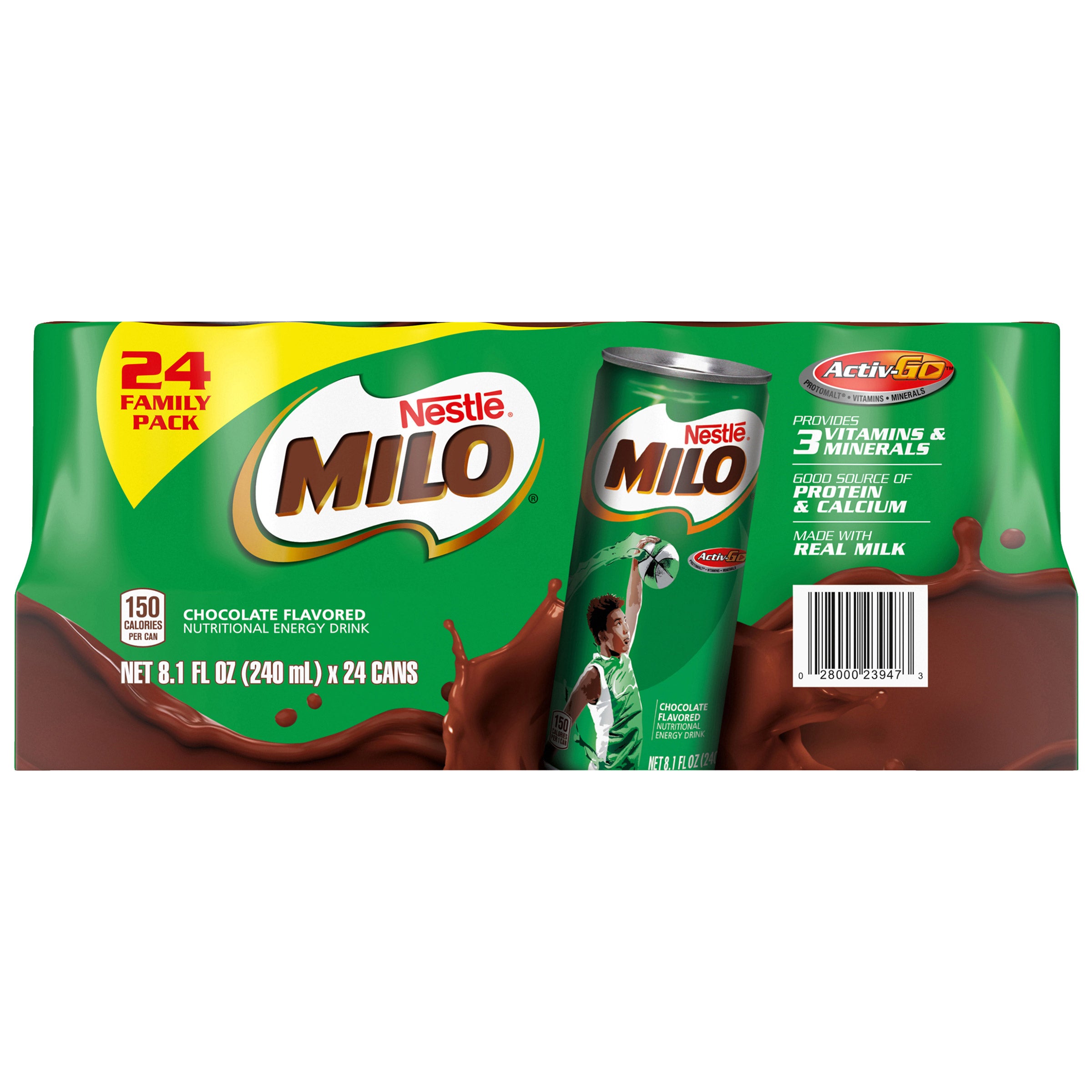 MILO CHOCOLATE BEVERAGE 24/8.1 OZ (6.07 QTS) - Image 1