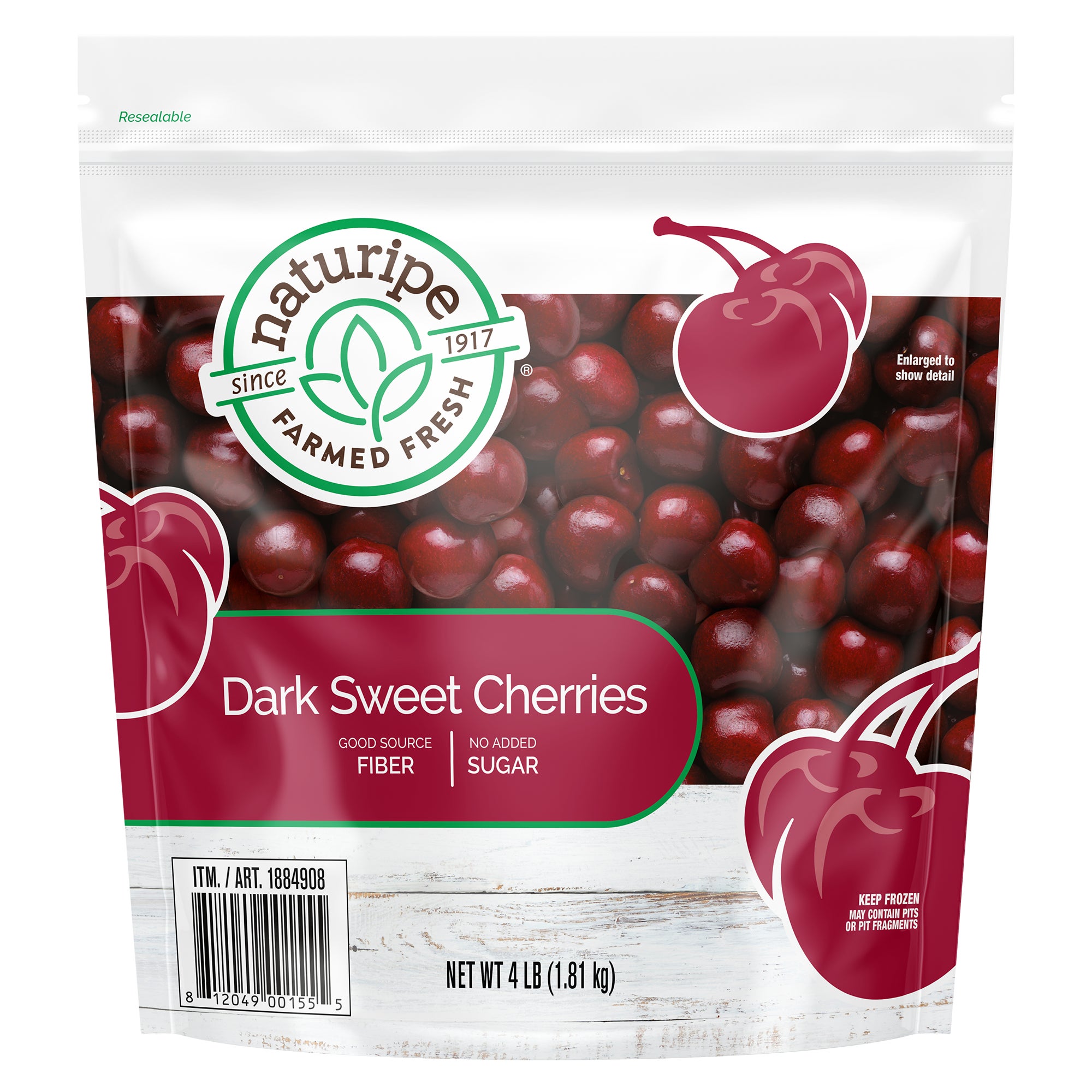 NATURIPE DARK SWEET CHERRIES 4 LBS