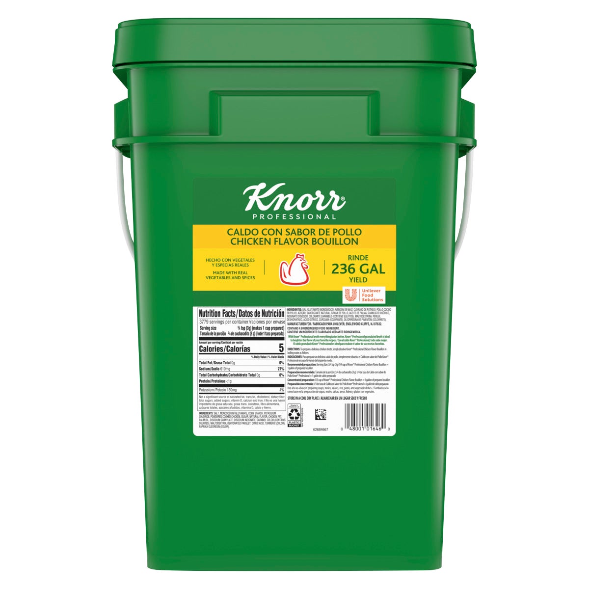 KNORR CALDO DE POLLO 25LB - Image 1