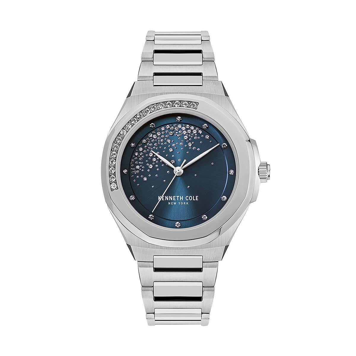 KENNETH COLE NEW YORK CLASSIC BLUE DIAL WOMENS QUARTZ WATCH - Image 1