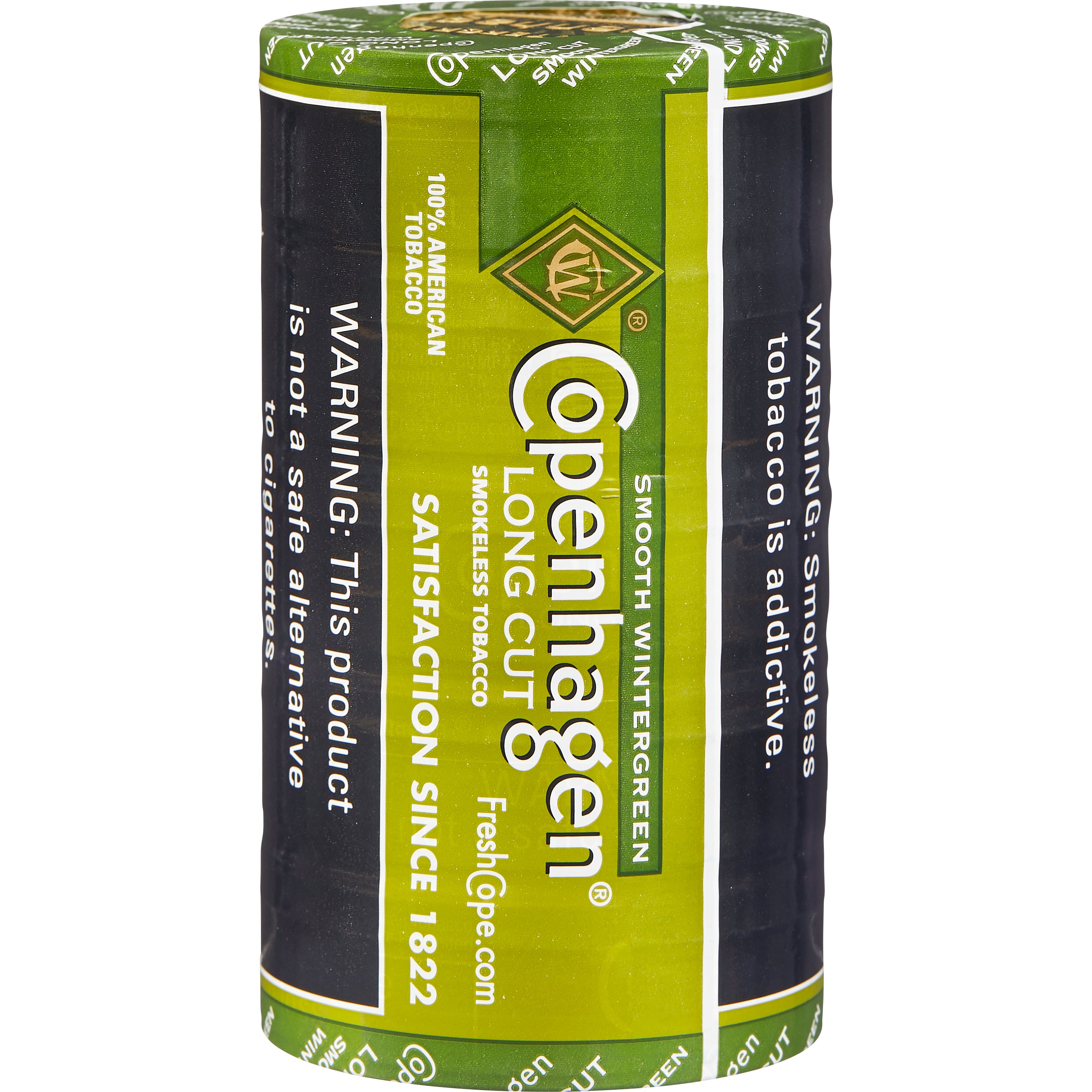 COPENHAGEN LONG CUT SMOOTH WINTERGREEN 5/1.2 OZ CANS