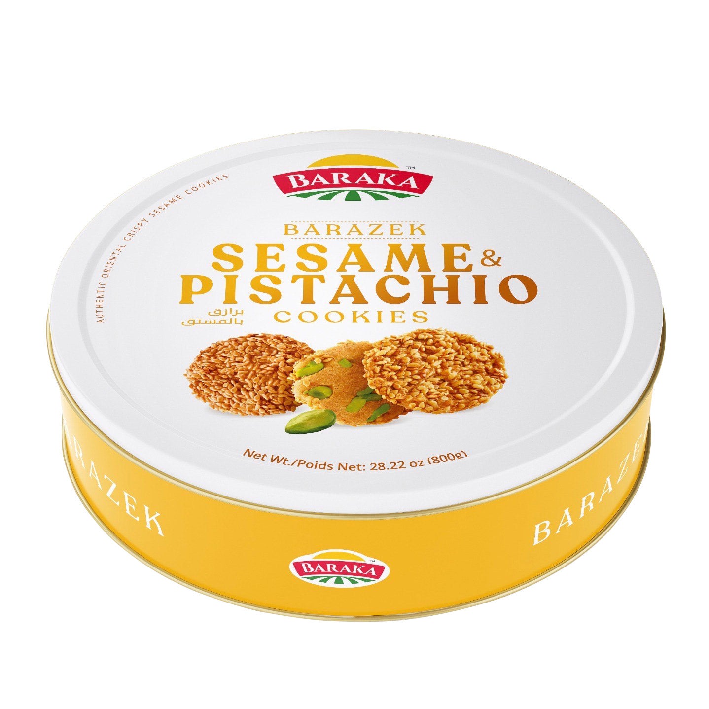 BARAZEK SESAME & PISTACHIO COOKIES 28.22 OZ