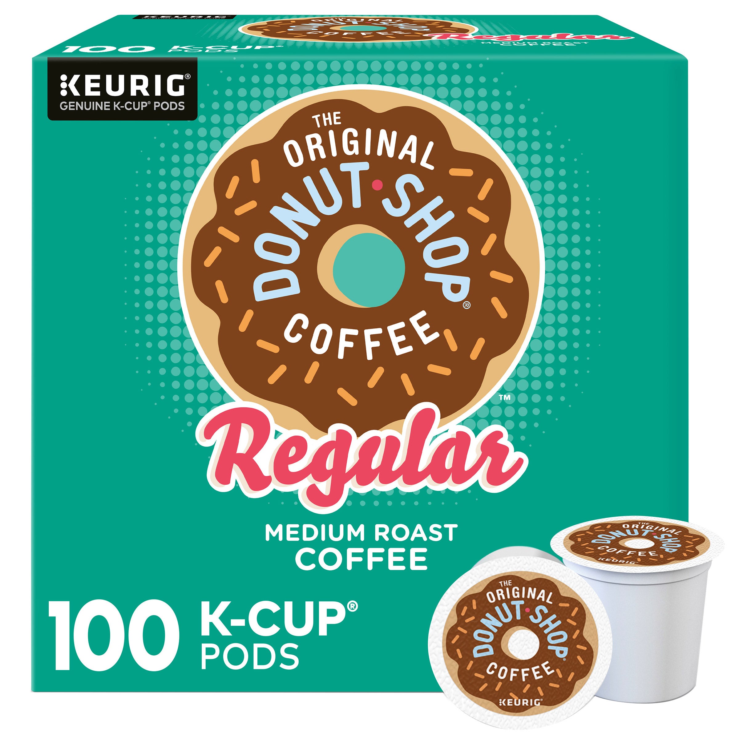 ORIGINAL DONUT SHOP MEDIUM ROAST 100 COUNT K-CUP PODS - Image 1