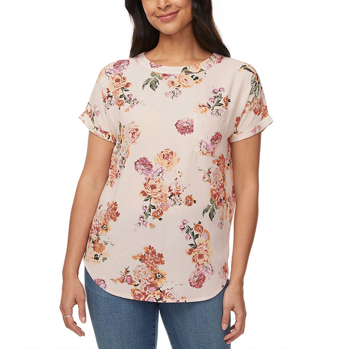 BUFFALO WOMEN'S SHORT SLEEVE BLOUSE
