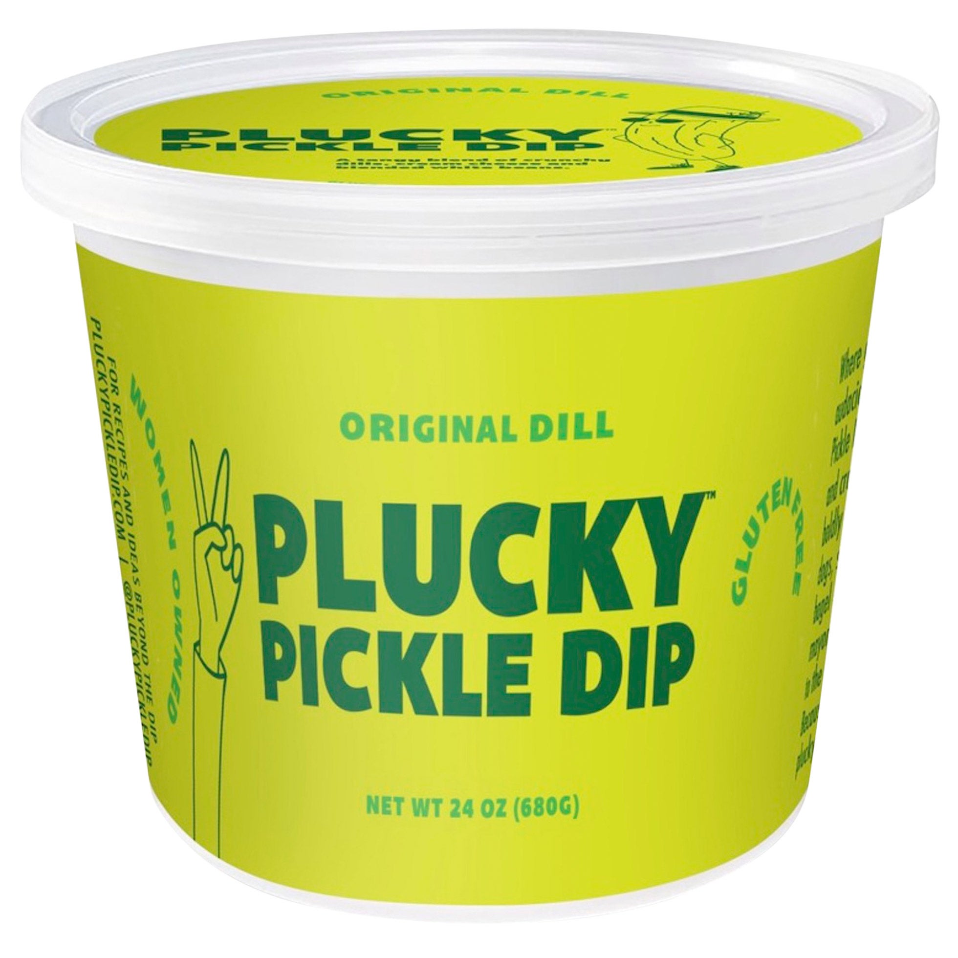 PLUCKY PICKLE DIP ORIGINAL DILL 24 OUNCE CONTAINER