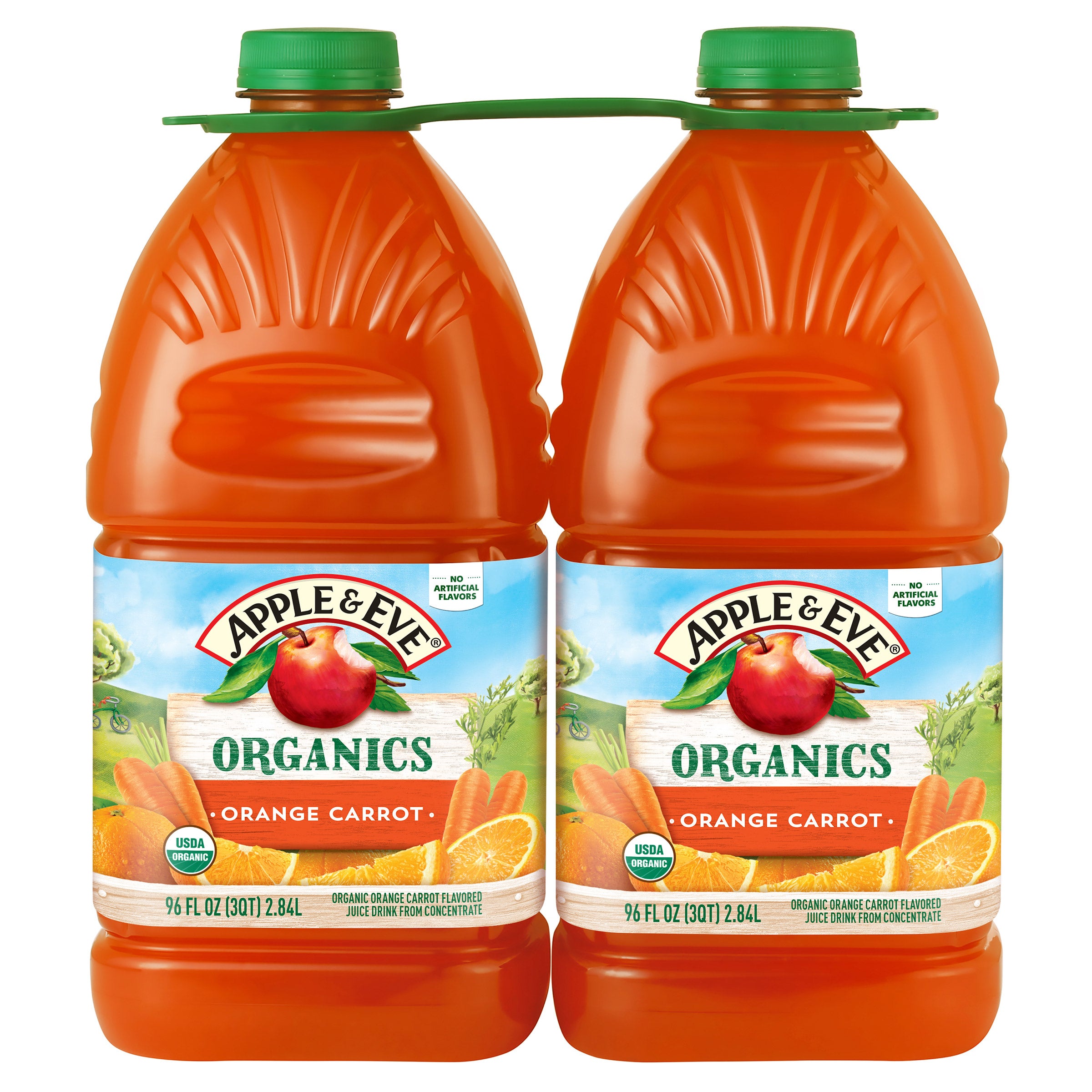APPLE & EVE ORGANIC ORANGE CARROT JUICE 2/96 OZ