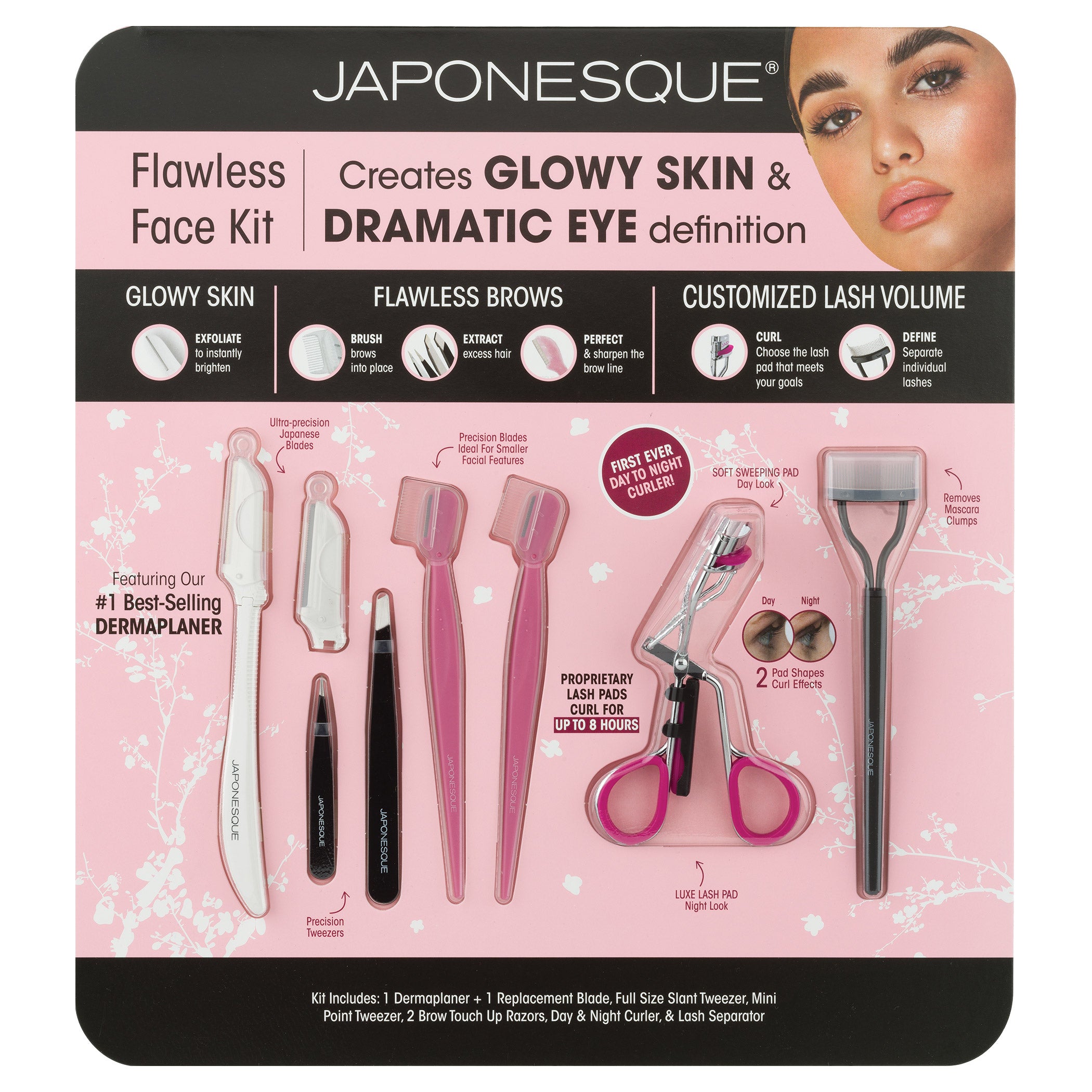 JAPONESQUE FLAWLESS FACE KIT 8 PIECE SET - Image 1