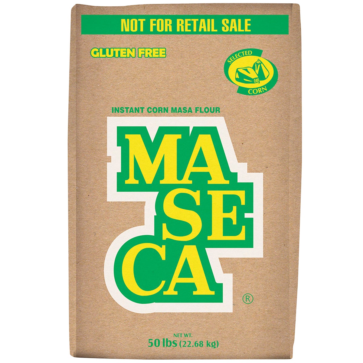 MASECA REGULAR #1 WHITE CORN FLOUR 50 LBS